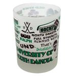 RFSJ Inc. Rocks Frosted 14oz University of North Dakota Glass
