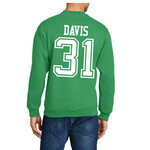 AHUNDYP #31 Cole Davis North Dakota Football Sport Adult Crew