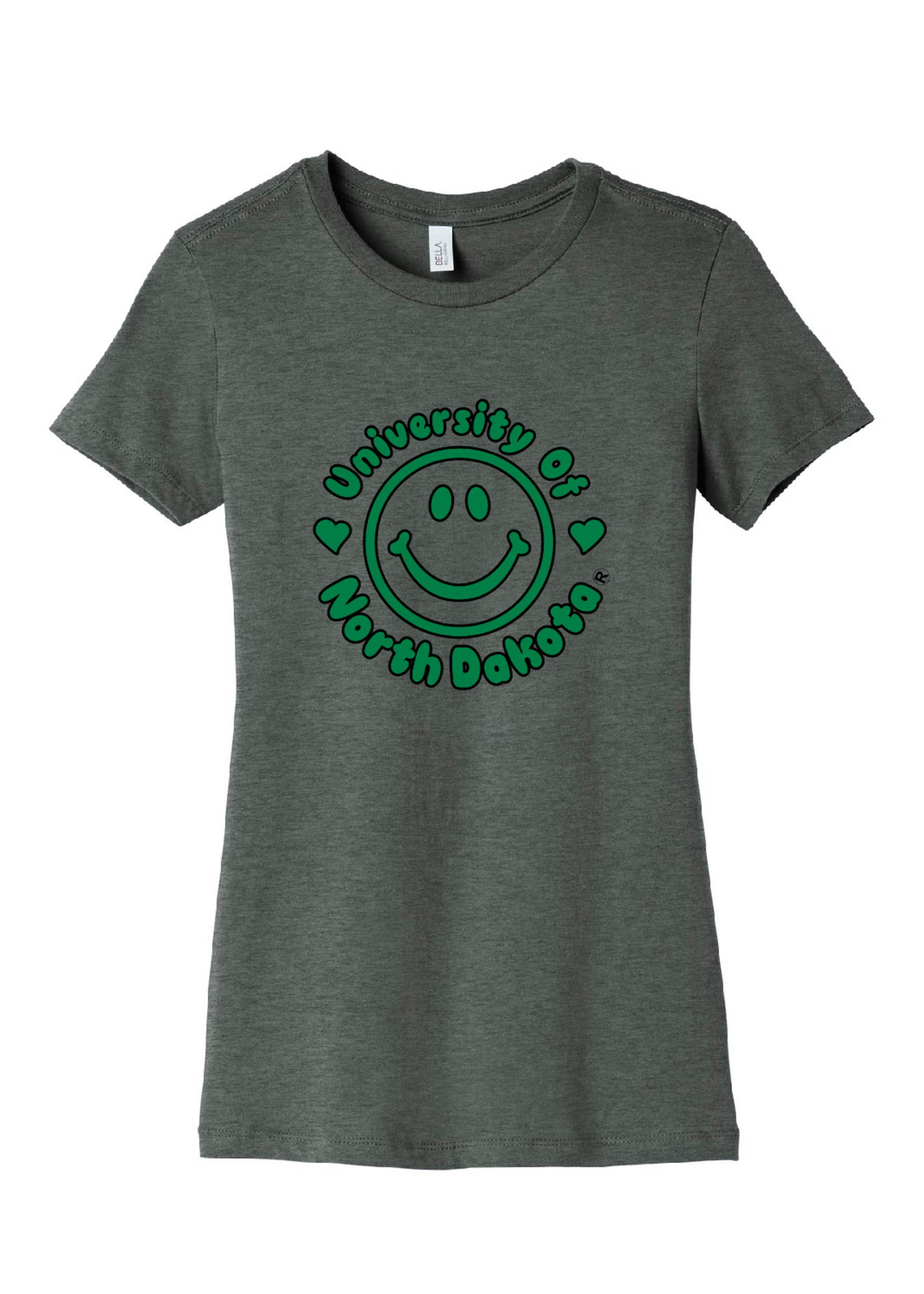 AHUNDYP Women's Slim Fit UND Smiles Tee