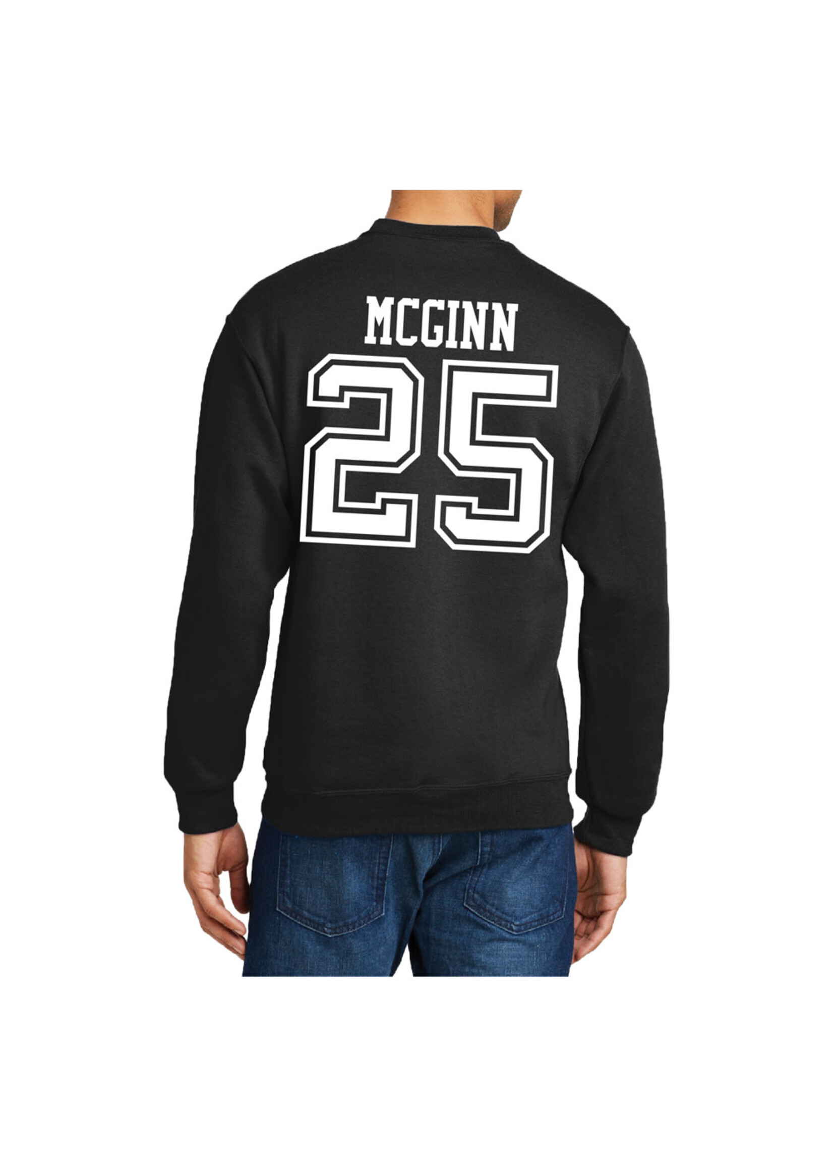 AHUNDYP #25 Athena McGinn North Dakota Soccer Sport Adult Crew