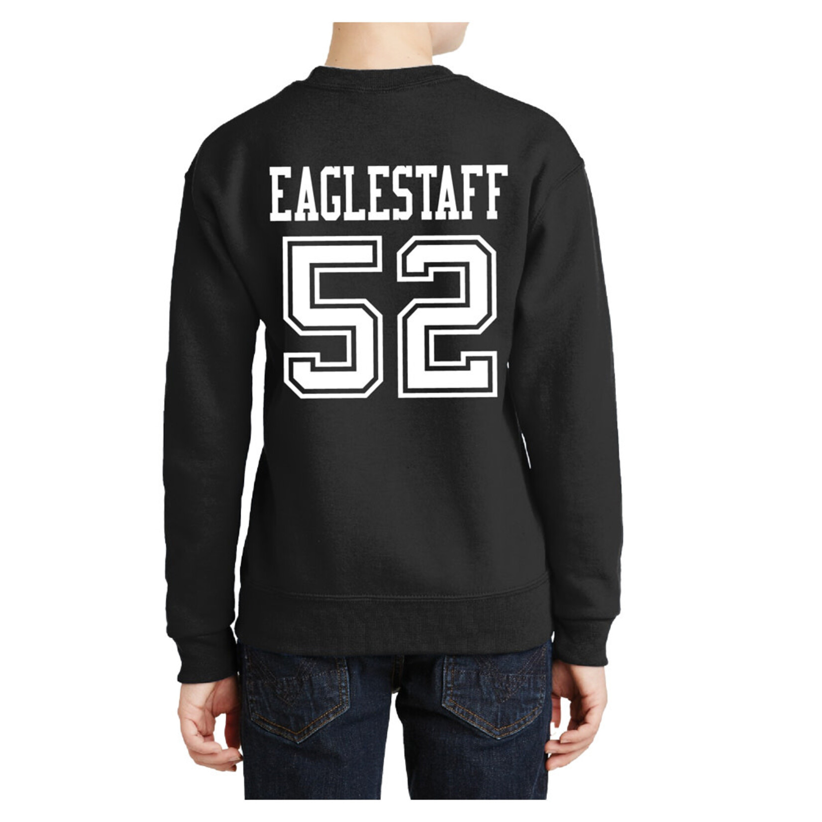 AHUNDYP #52 Treysen Eaglestaff North Dakota Basketball Sport Youth Crew