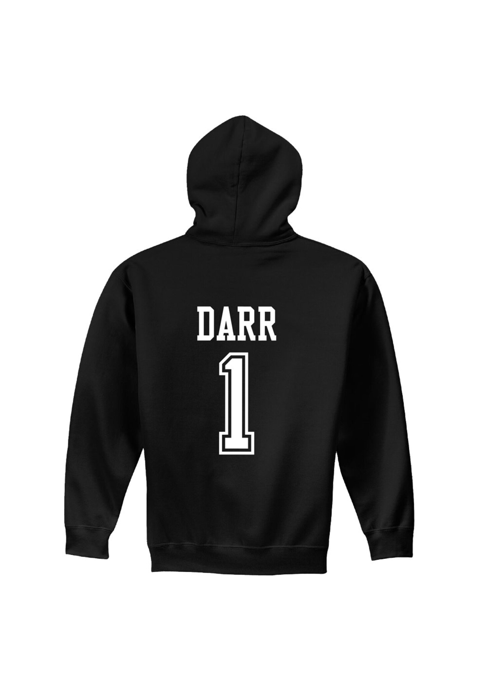 AHUNDYP #1 Skylar Darr North Dakota Volleyball Sport Youth Hood