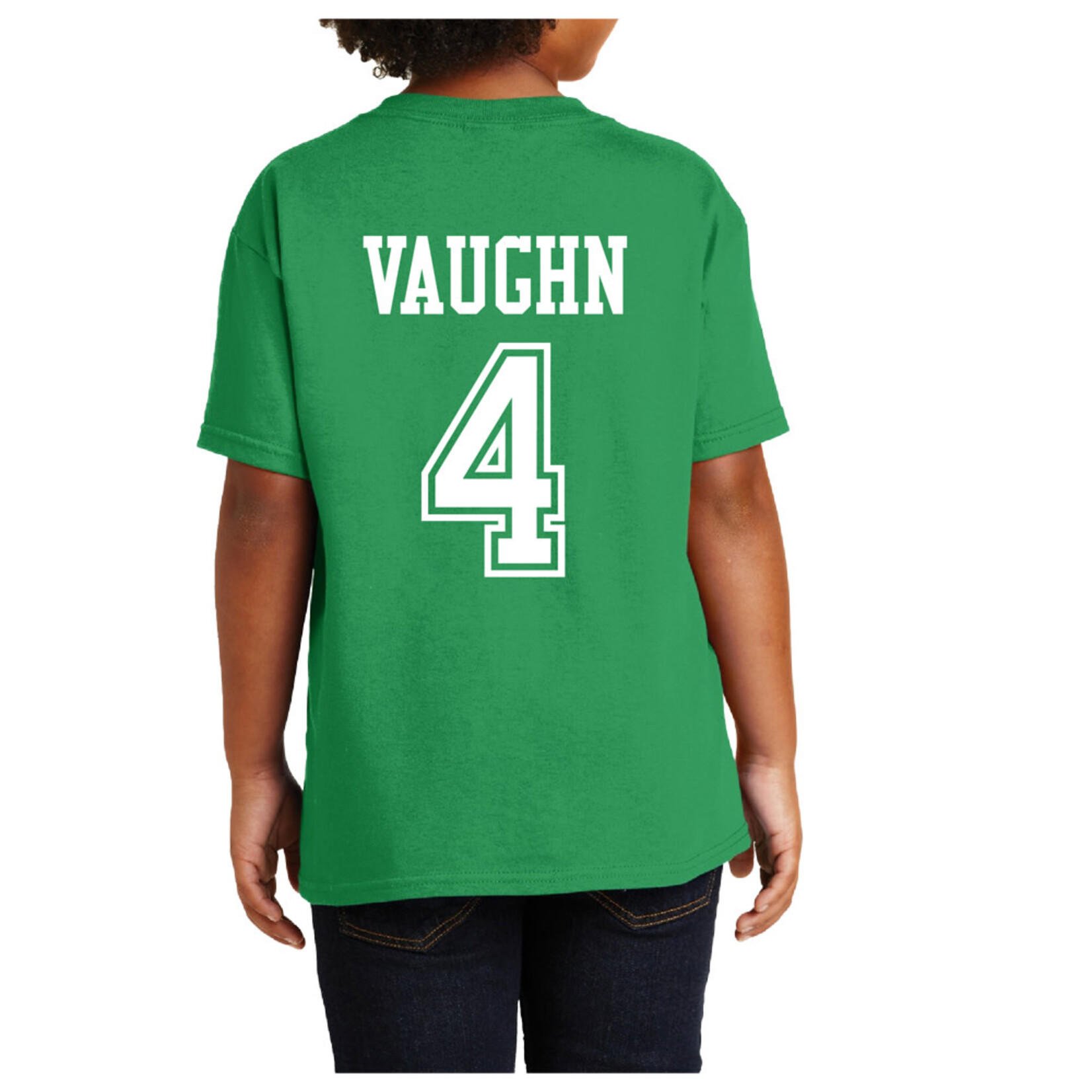 AHUNDYP #4 Quincy Vaughn North Dakota Football Youth Sport Tee