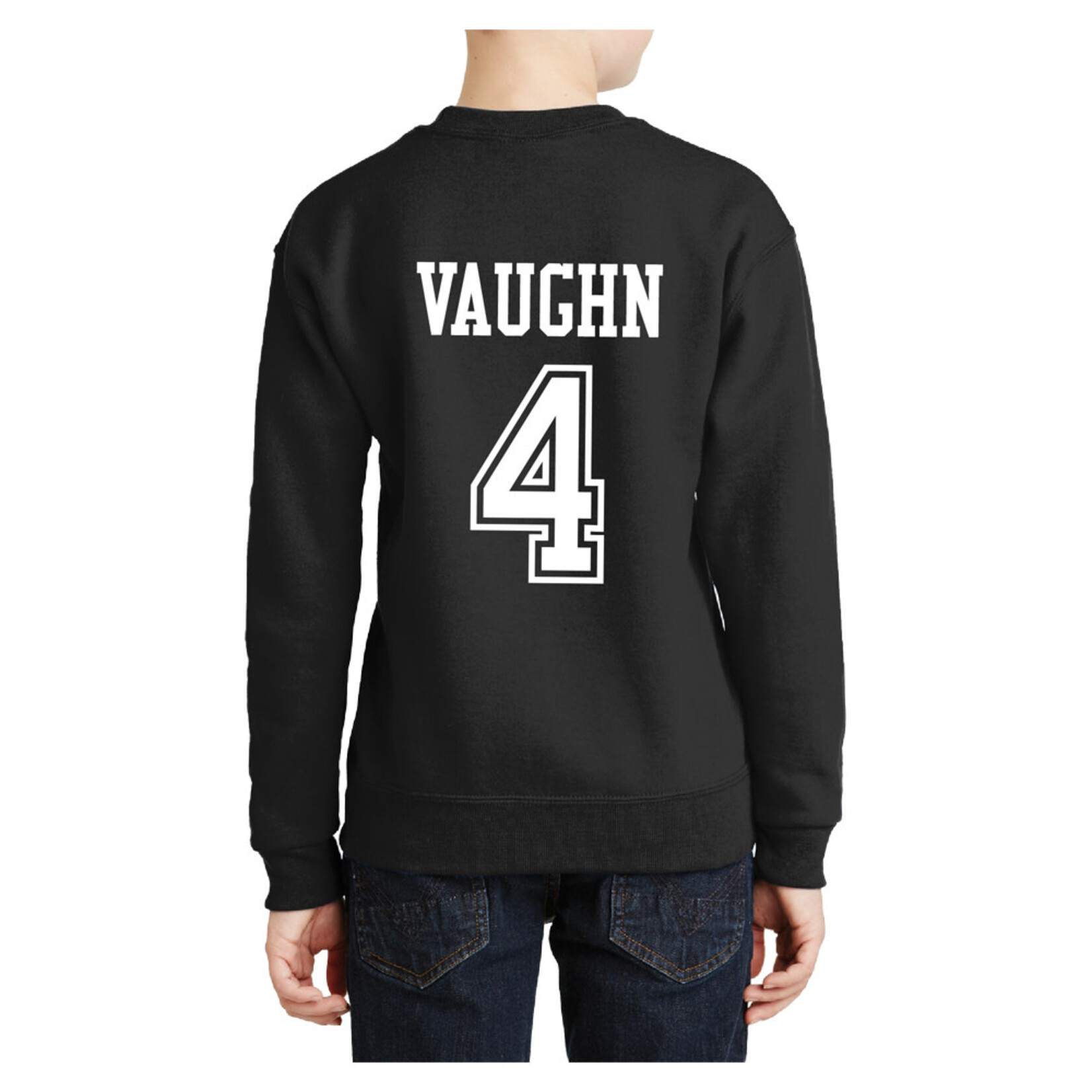 AHUNDYP #4 Quincy Vaughn North Dakota Football Sport Youth Crew