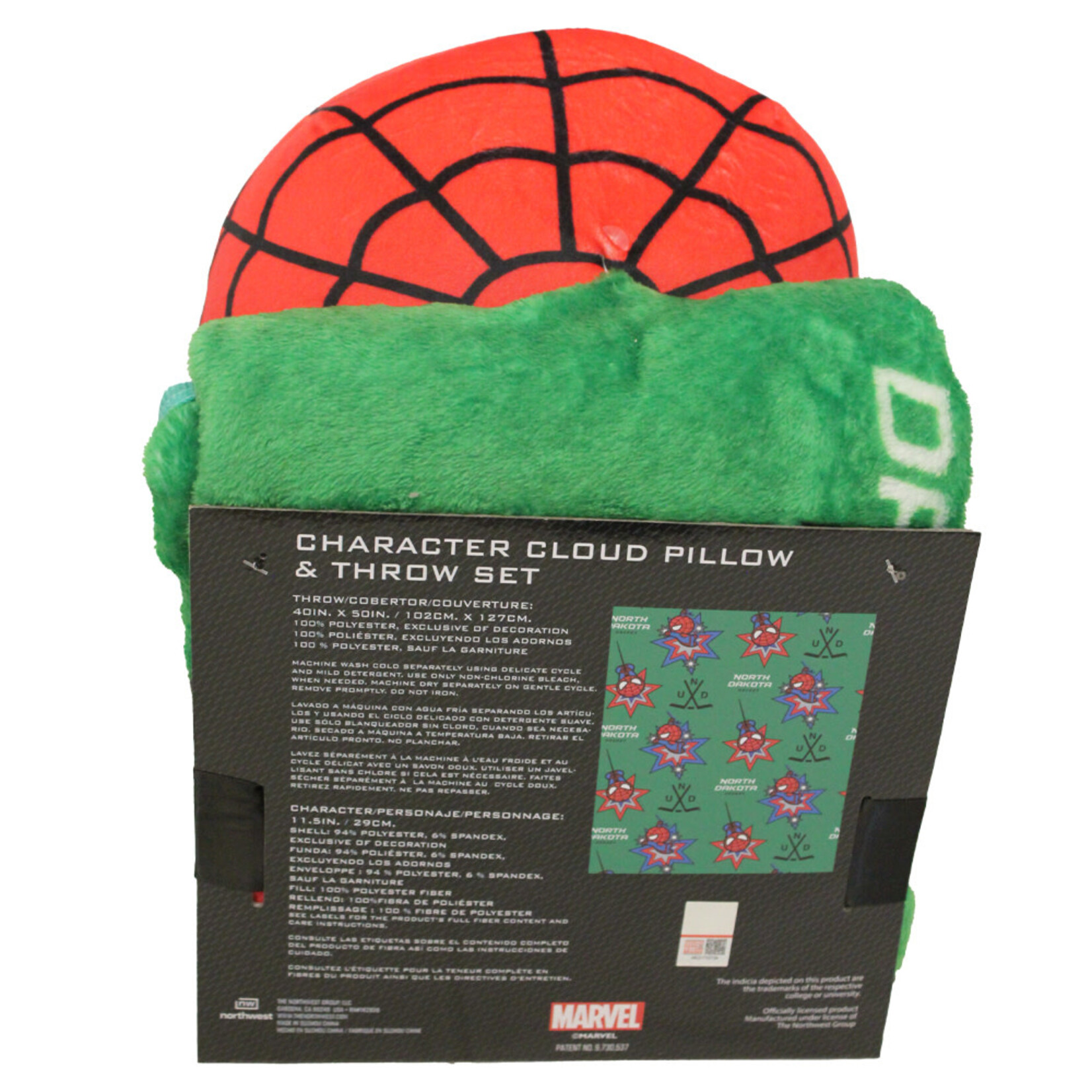 The Northwest Group Spiderman Hugger Pillow with Silk Touch Throw