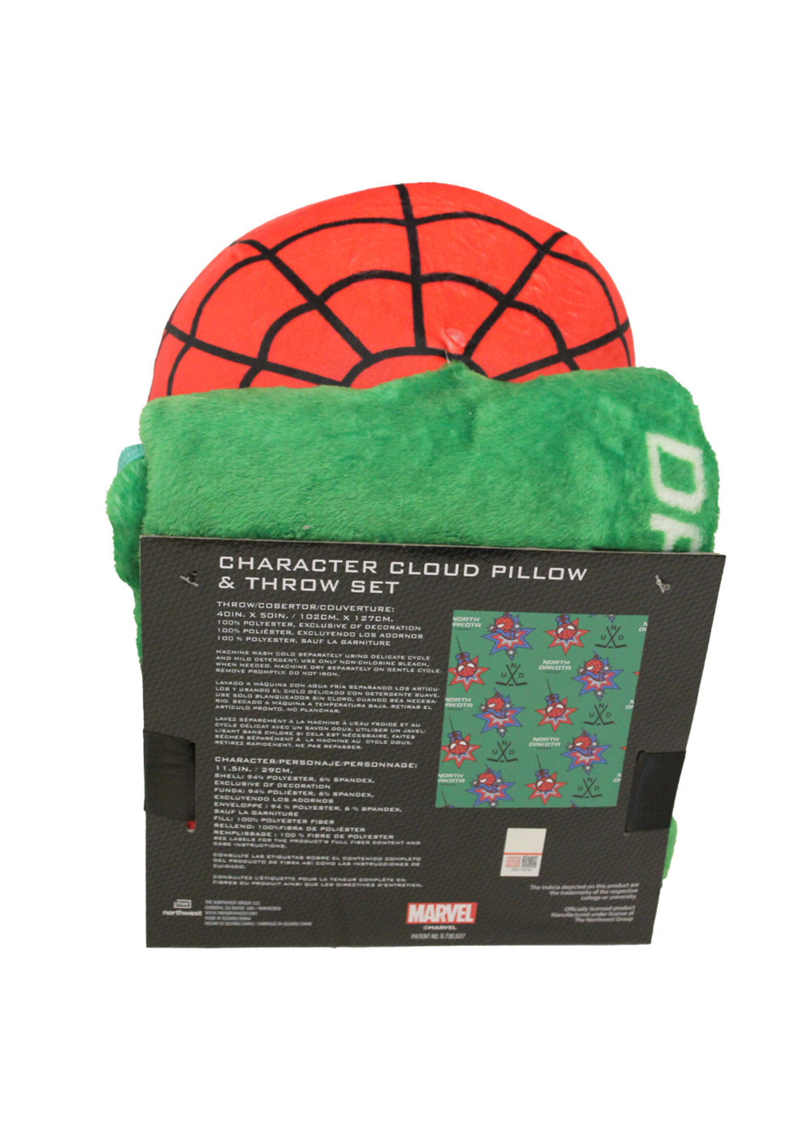 The Northwest Group Spiderman Hugger Pillow with Silk Touch Throw