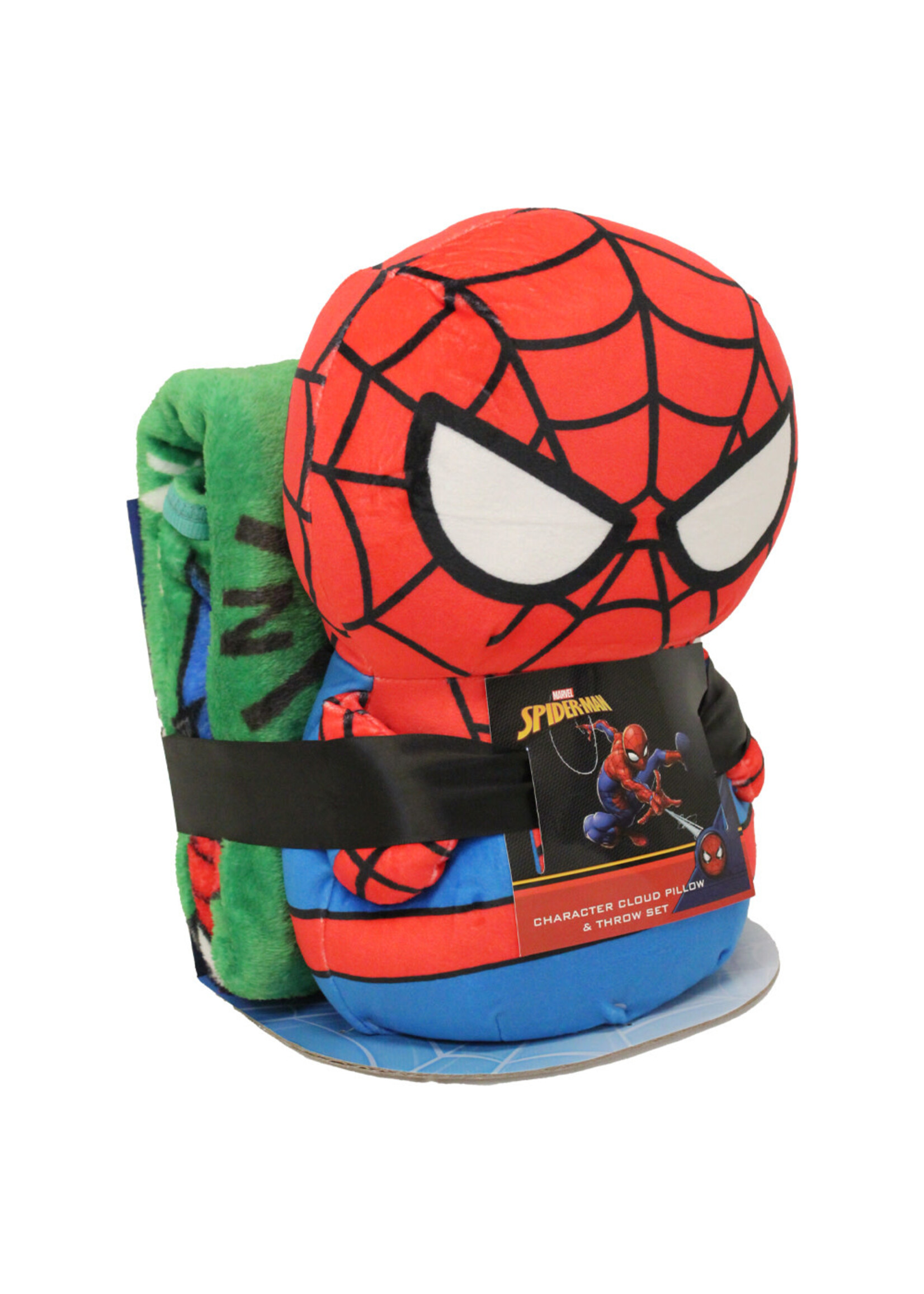 The Northwest Group Spiderman Hugger Pillow with Silk Touch Throw