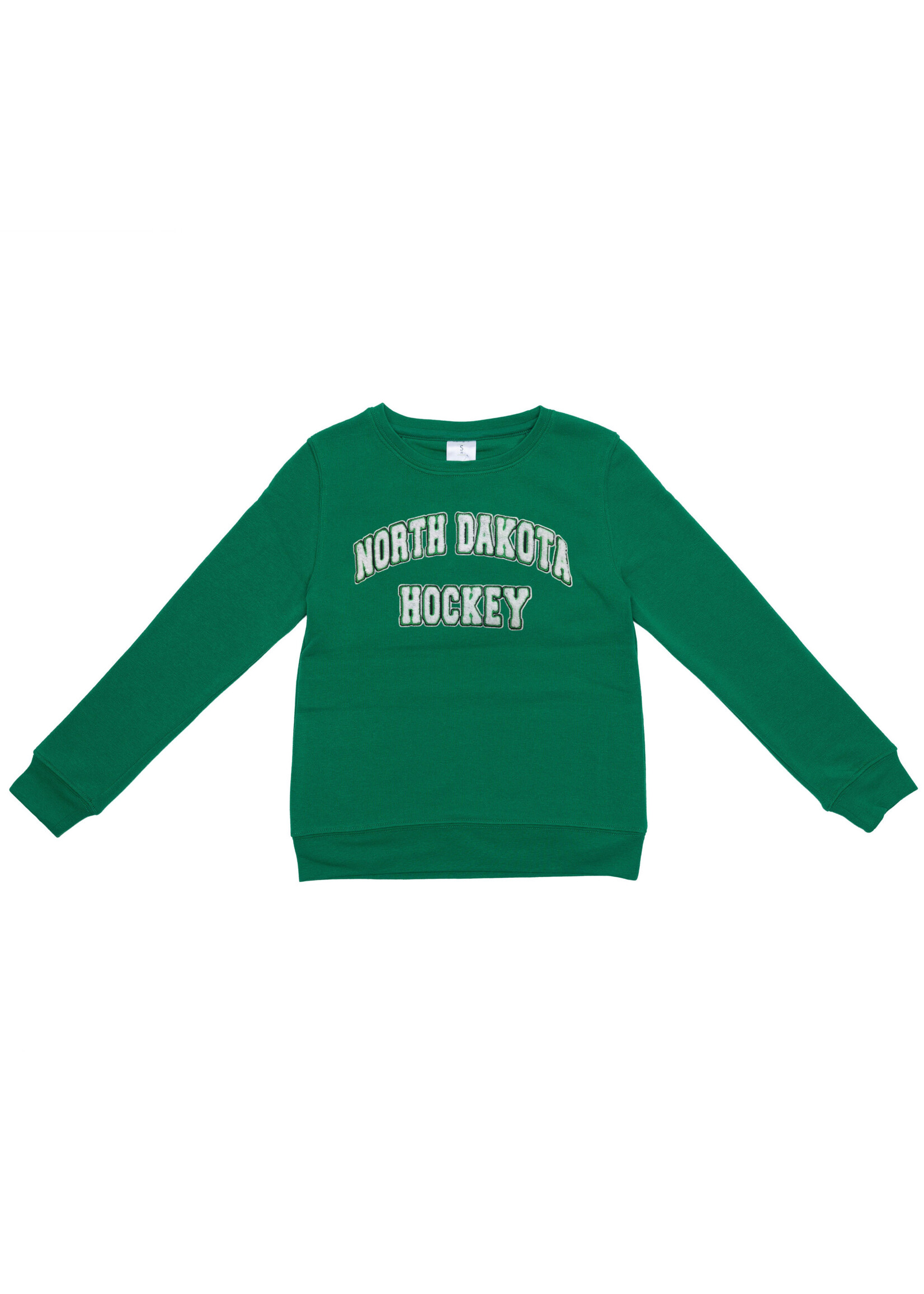 ZooZatZ Kids Fleece Chenille ND Hockey Crew