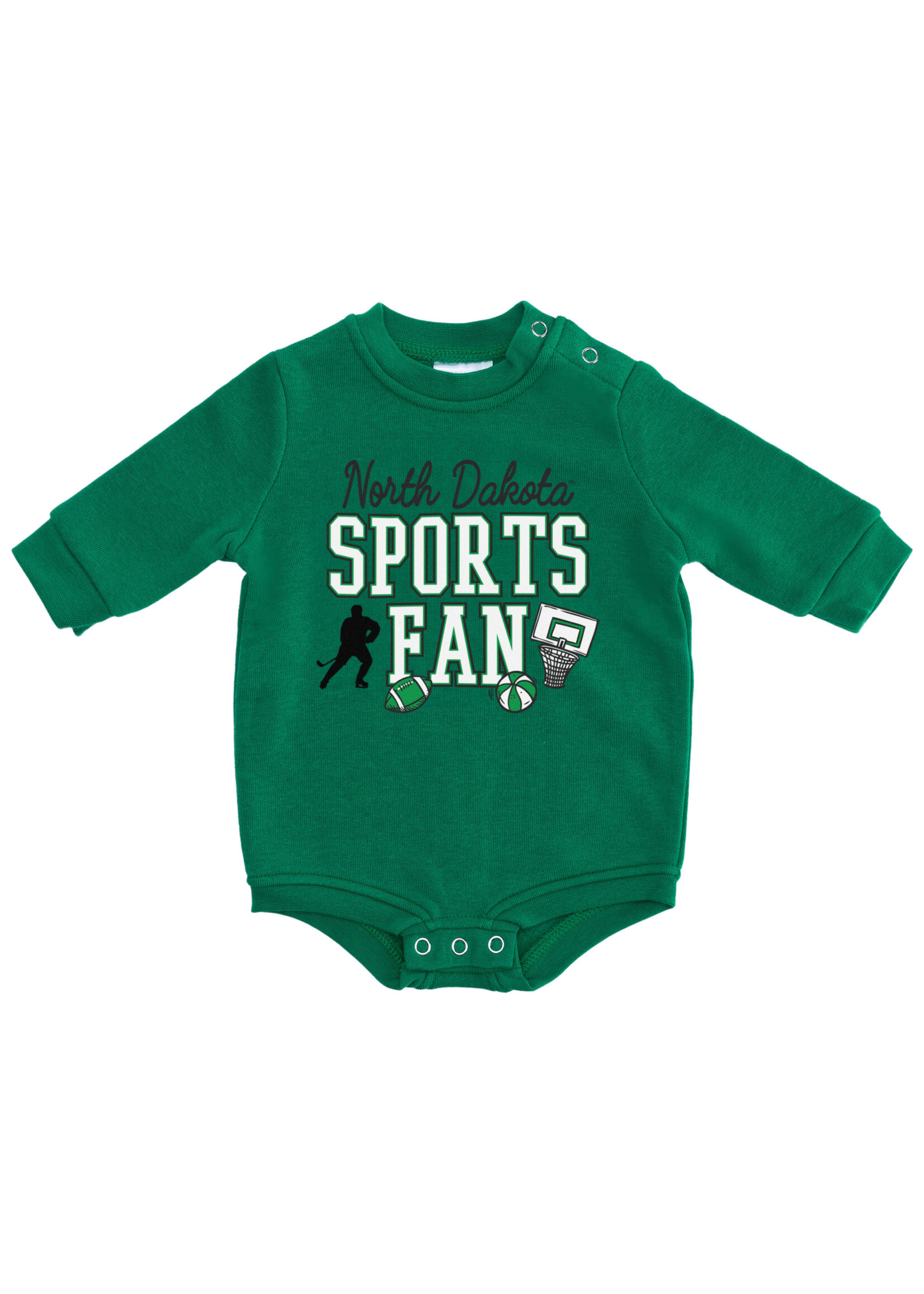 ZooZatZ Baby UND Sports Fan Fleece Onsie