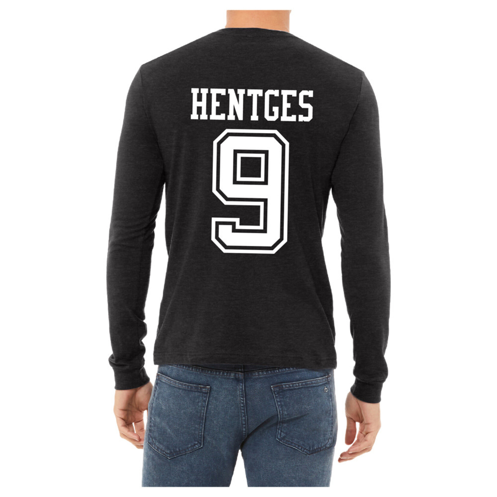 AHUNDYP #9 Cole Hentges North Dakota Football Sport Adult Long Sleeve