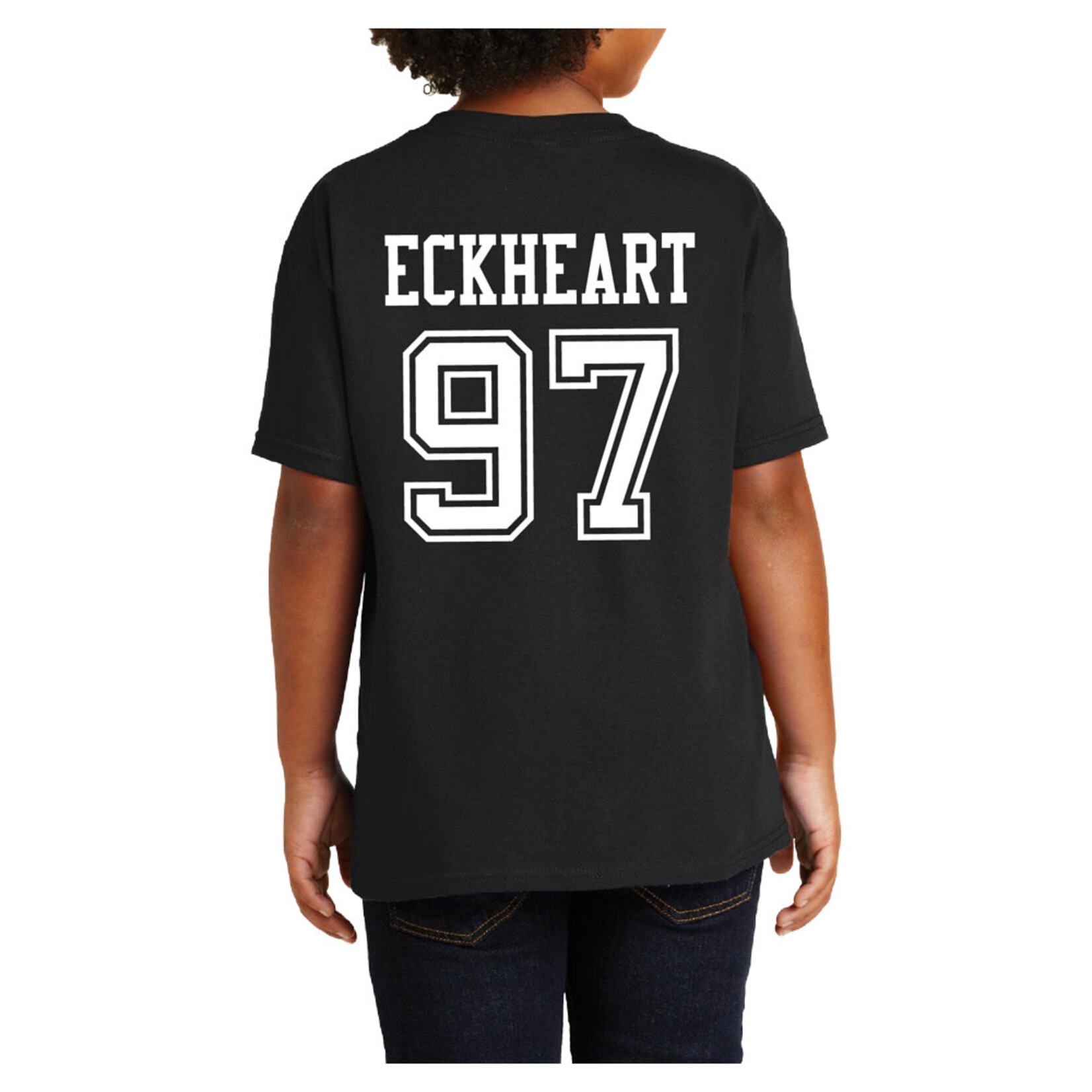 AHUNDYP #97 Logyn Eckheart North Dakota Football Sport Youth Tee