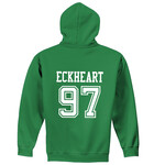 AHUNDYP #97 Logyn Eckheart North Dakota Football Sport Youth Hood