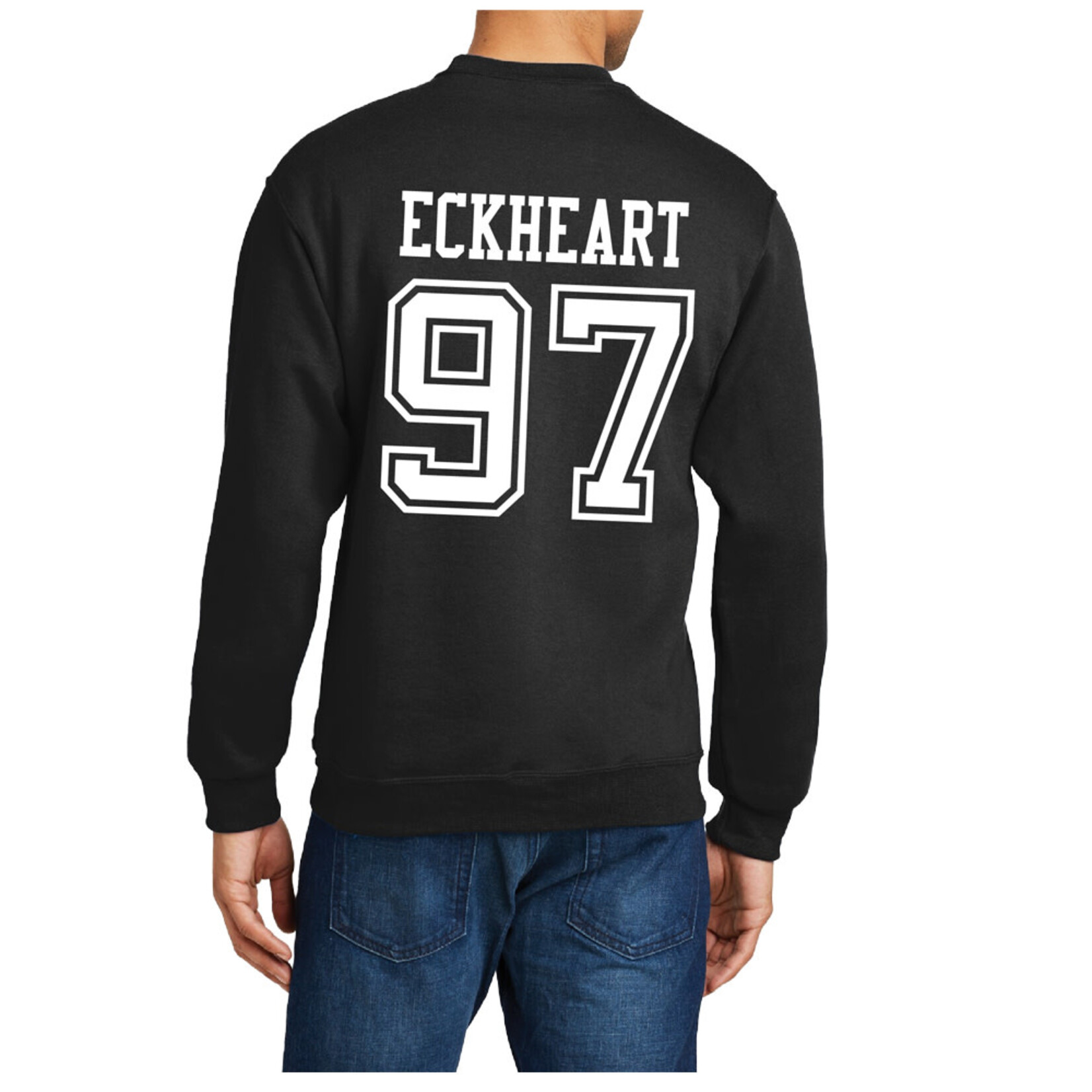 AHUNDYP #97 Logyn Eckheart North Dakota Football Sport Adult Crew