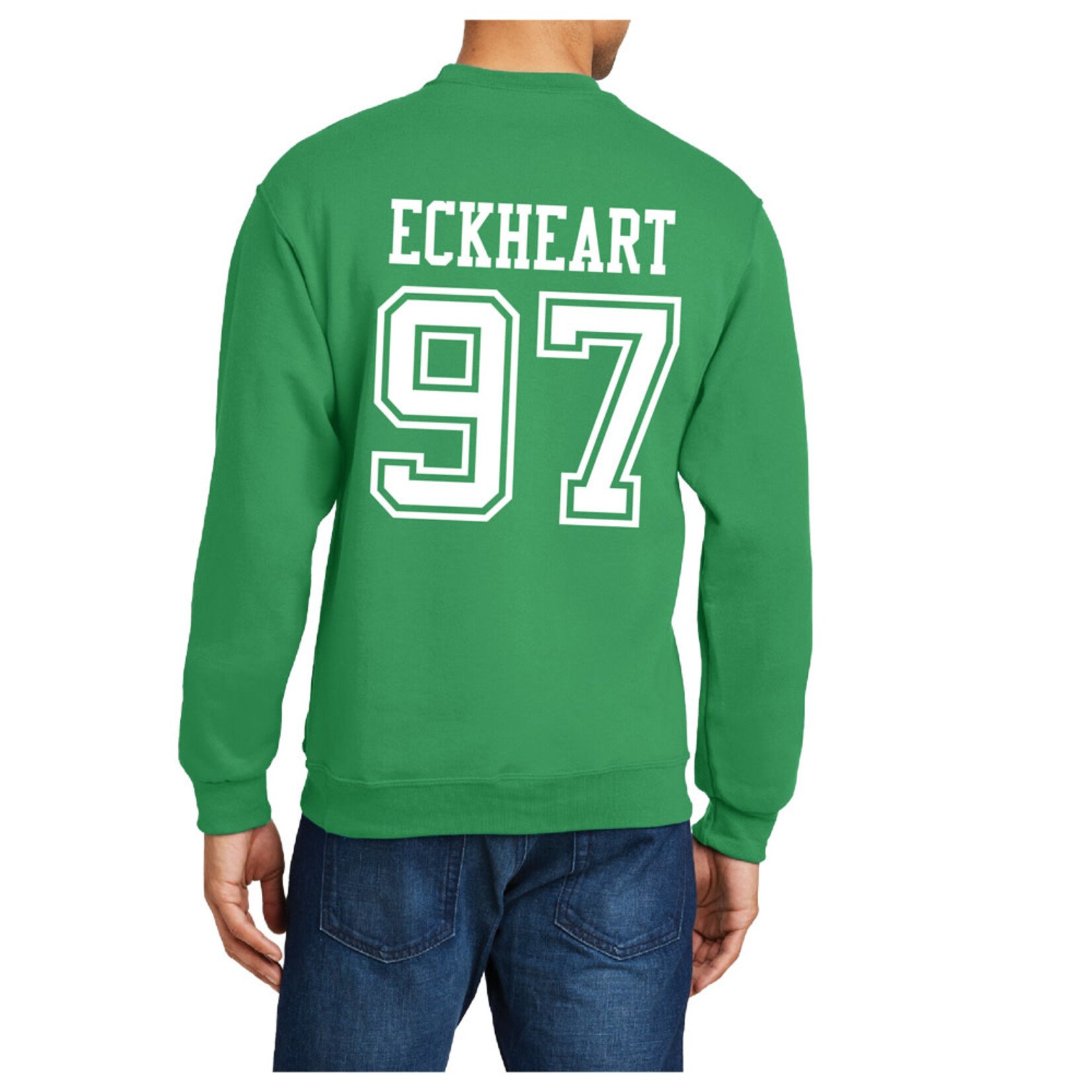 AHUNDYP #97 Logyn Eckheart North Dakota Football Sport Adult Crew