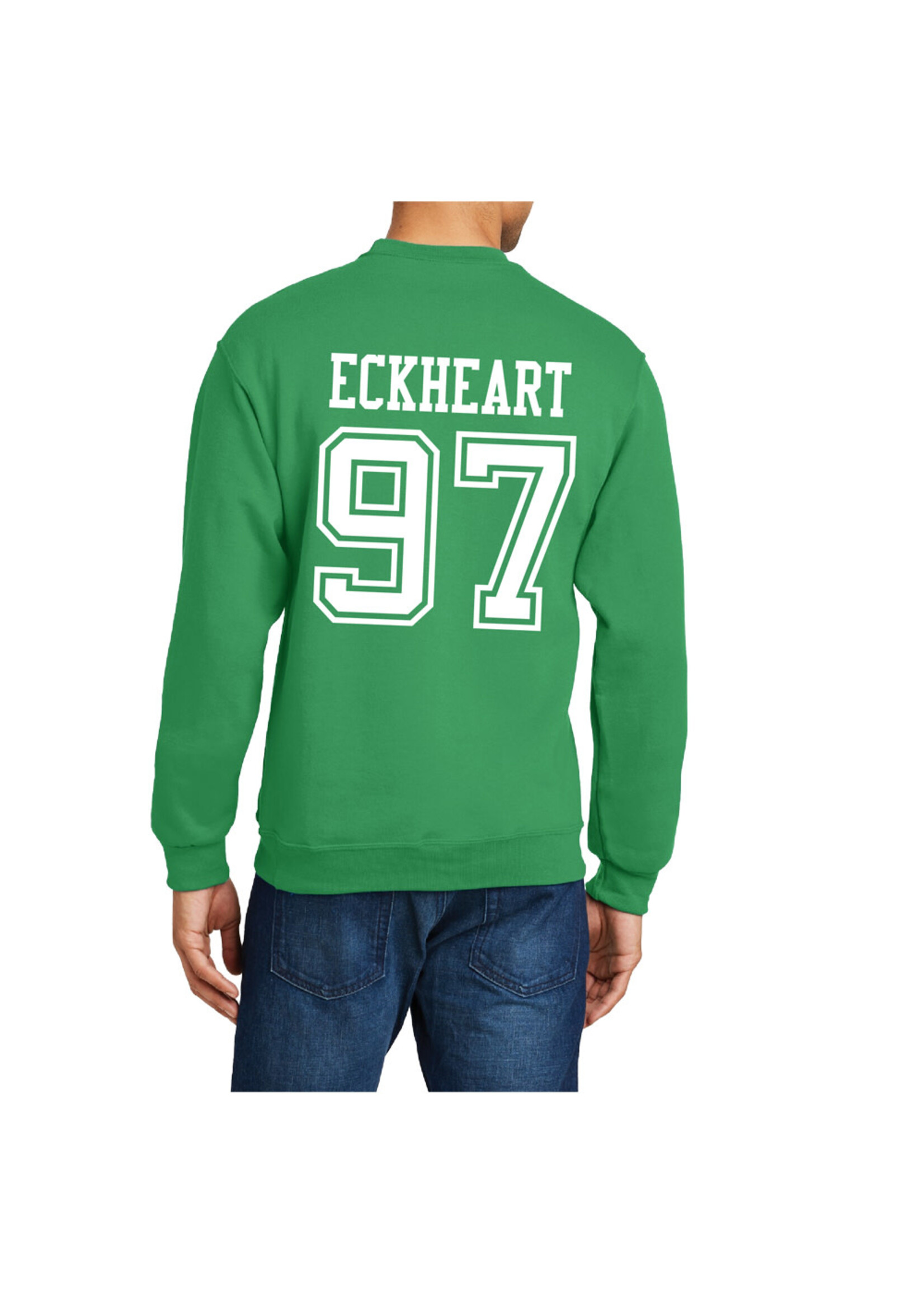 AHUNDYP #97 Logyn Eckheart North Dakota Football Sport Adult Crew