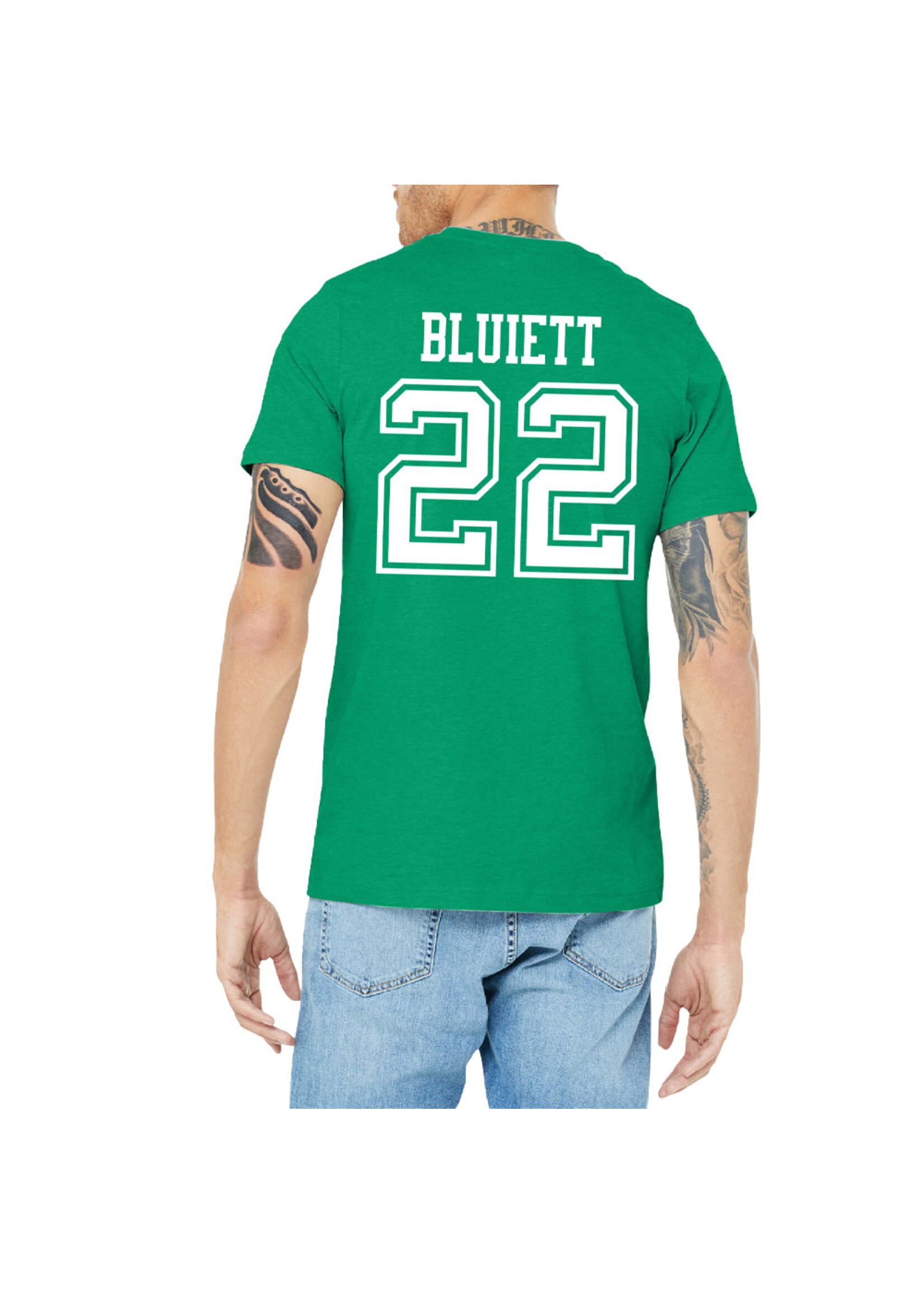 AHUNDYP #22 Antonio Bluiett North Dakota Football Sport Adult Tee