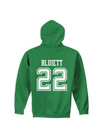 AHUNDYP #22 Antonio Bluiett North Dakota Football Sport Adult Hood