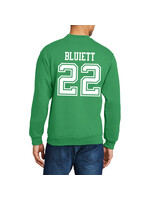 AHUNDYP #22 Antonio Bluiett North Dakota Football Sport Adult Crew