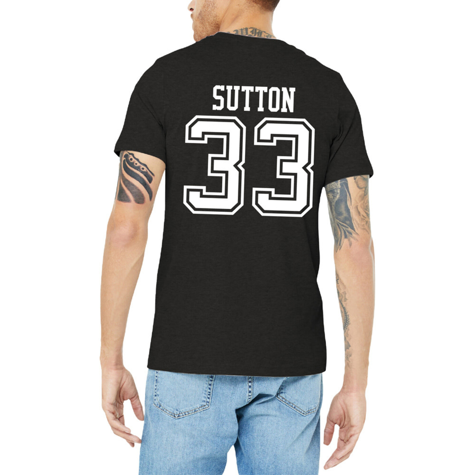 AHUNDYP #33 Jett Sutton North Dakota Football Sport Adult Tee