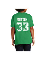 AHUNDYP #33 Jett Sutton North Dakota Football Sport Youth Tee AHUNDYP #33 Jett Sutton North Dakota Football Sport Youth Tee