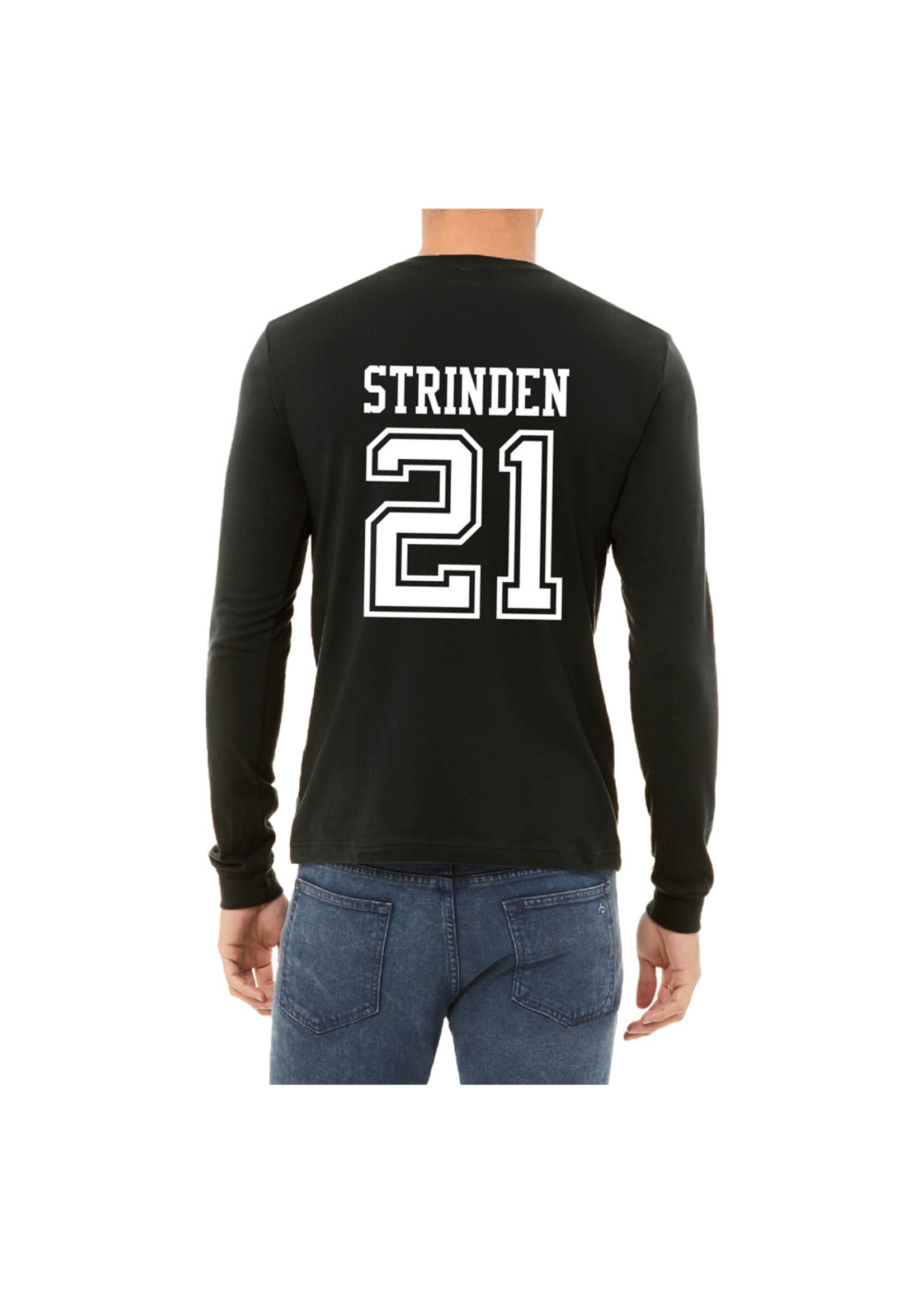 AHUNDYP #21 Ben Strinden North Dakota Hockey Sport Adult Long Sleeve