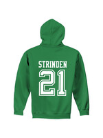 AHUNDYP #21 Ben Strinden North Dakota Hockey Sport Adult Hood