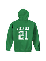 AHUNDYP #21 Ben Strinden North Dakota Hockey Sport Youth Hood