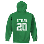 AHUNDYP #20 Cade Littler North Dakota Hockey Sport Youth Hood