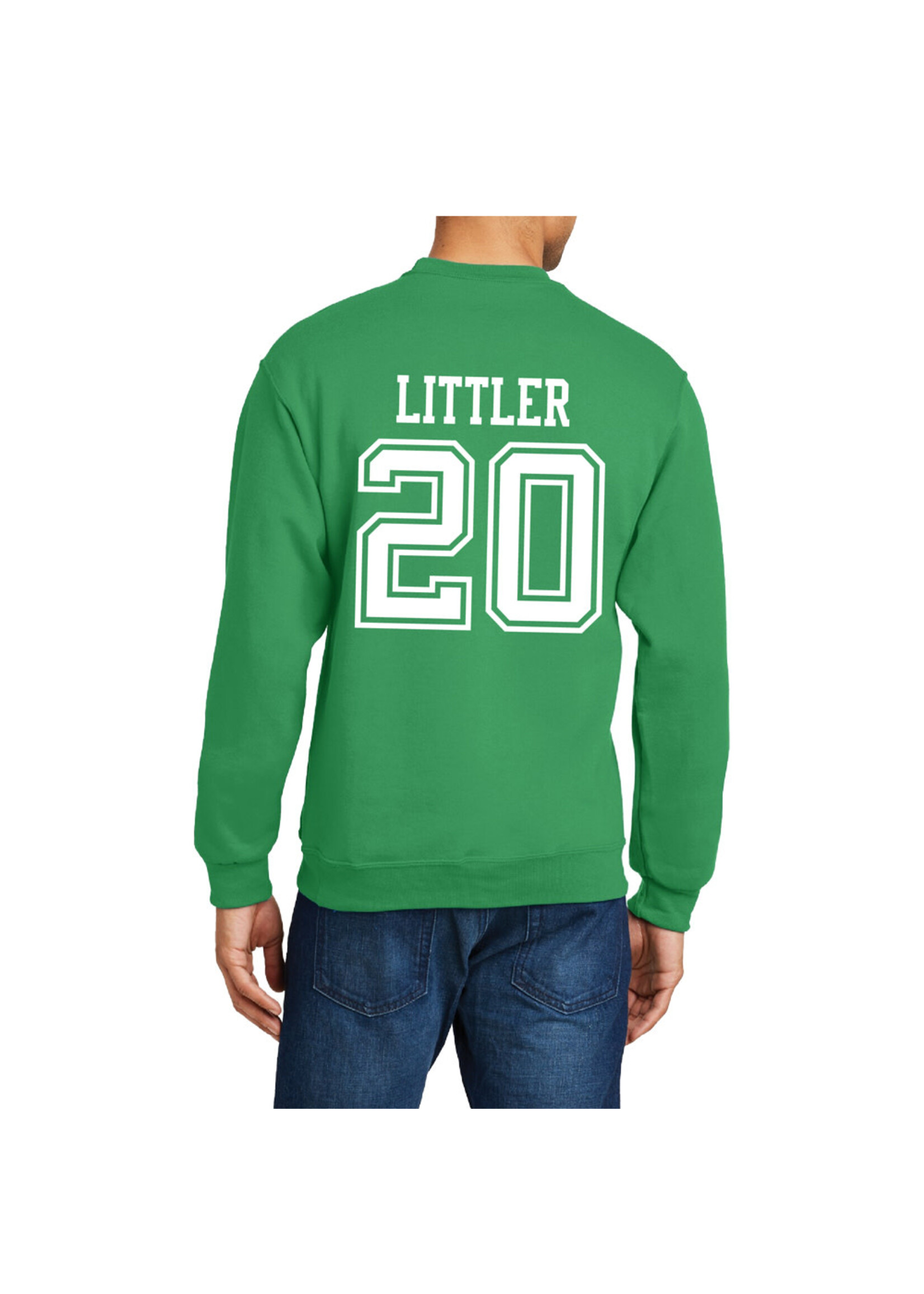 AHUNDYP #20 Cade Littler North Dakota Hockey Sport Adult Crew