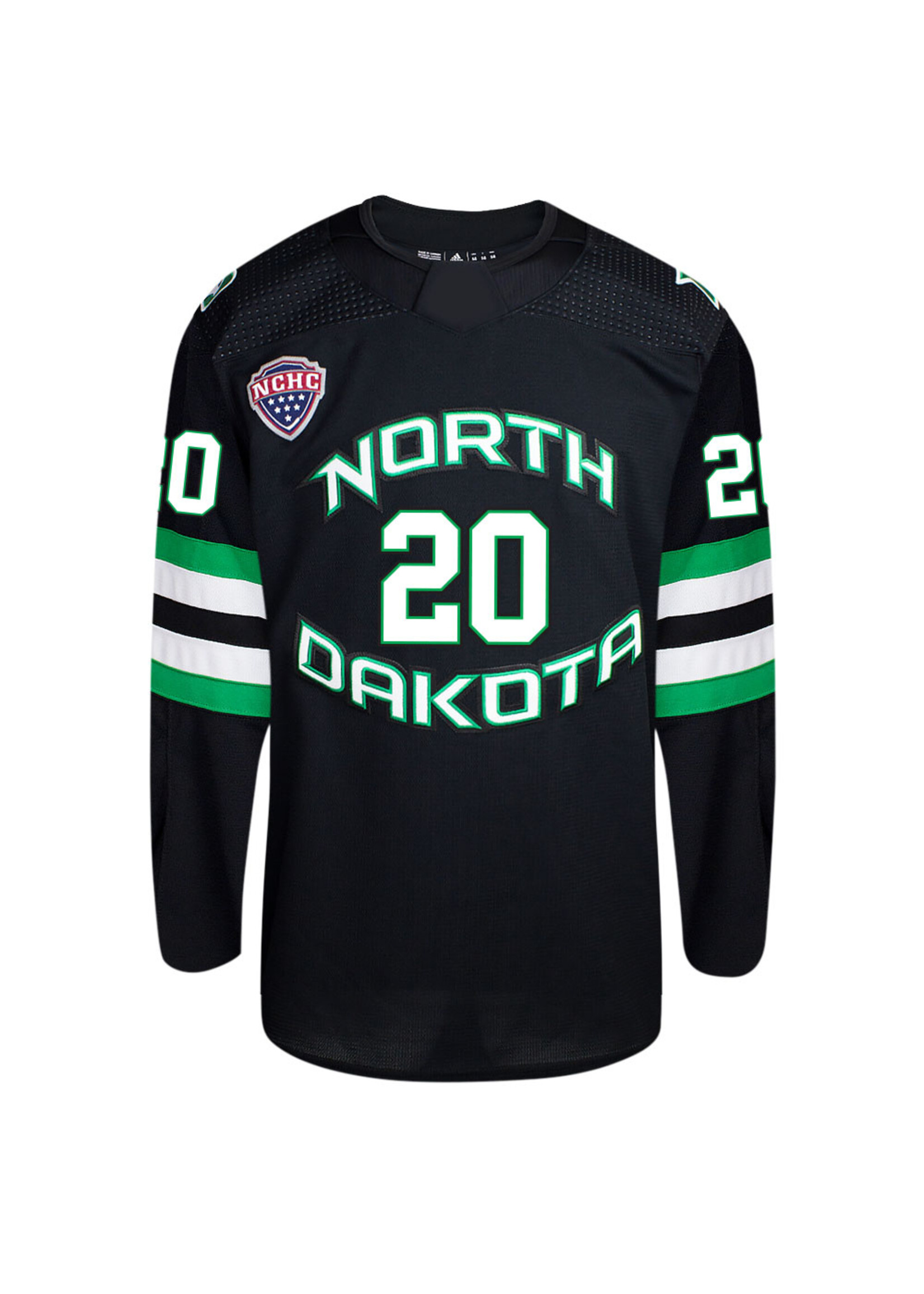 Beauty Unis #20 Cade Littler North Dakota Hockey Beauty Youth Jersey