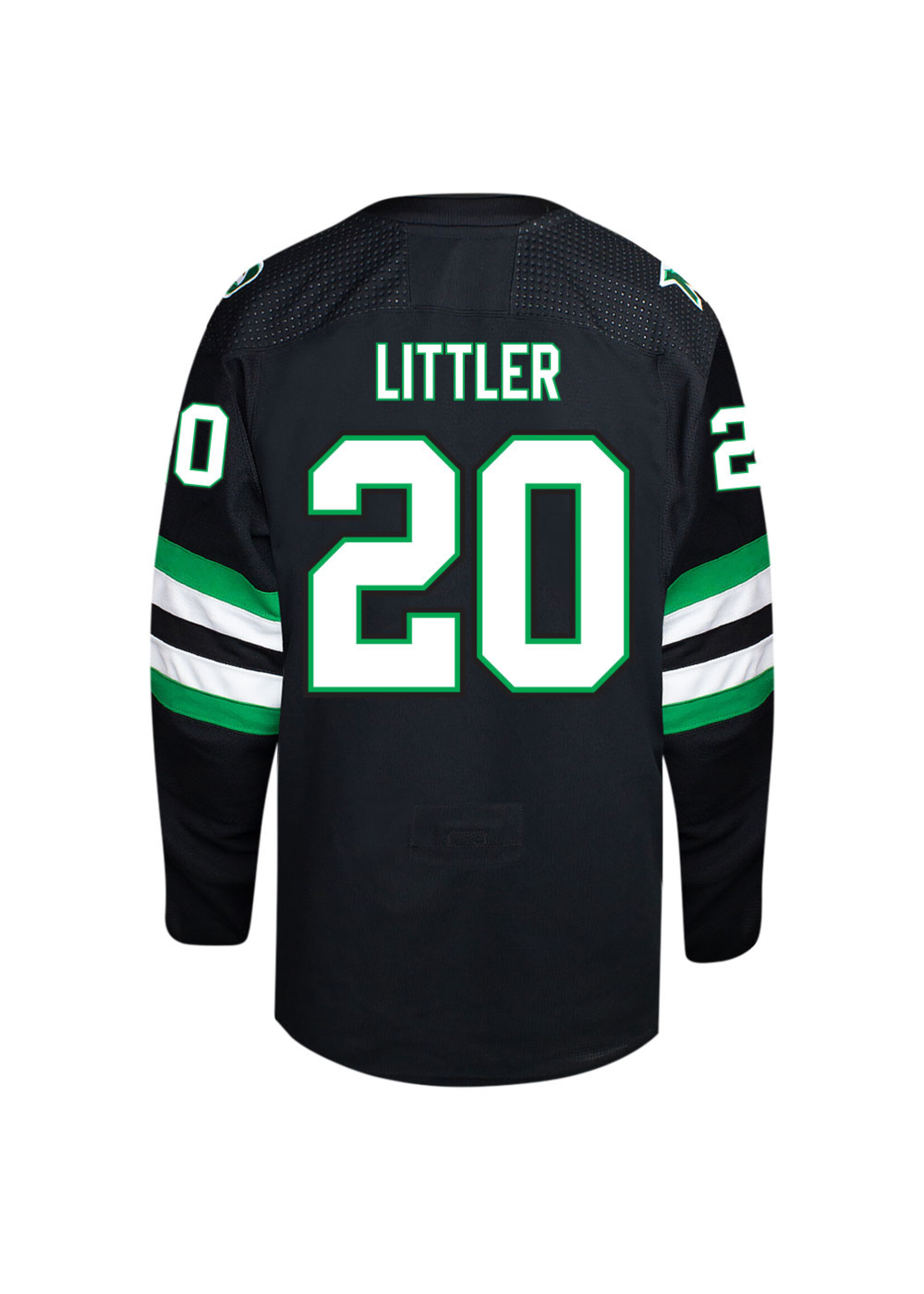 Beauty Unis #20 Cade Littler North Dakota Hockey Beauty Youth Jersey