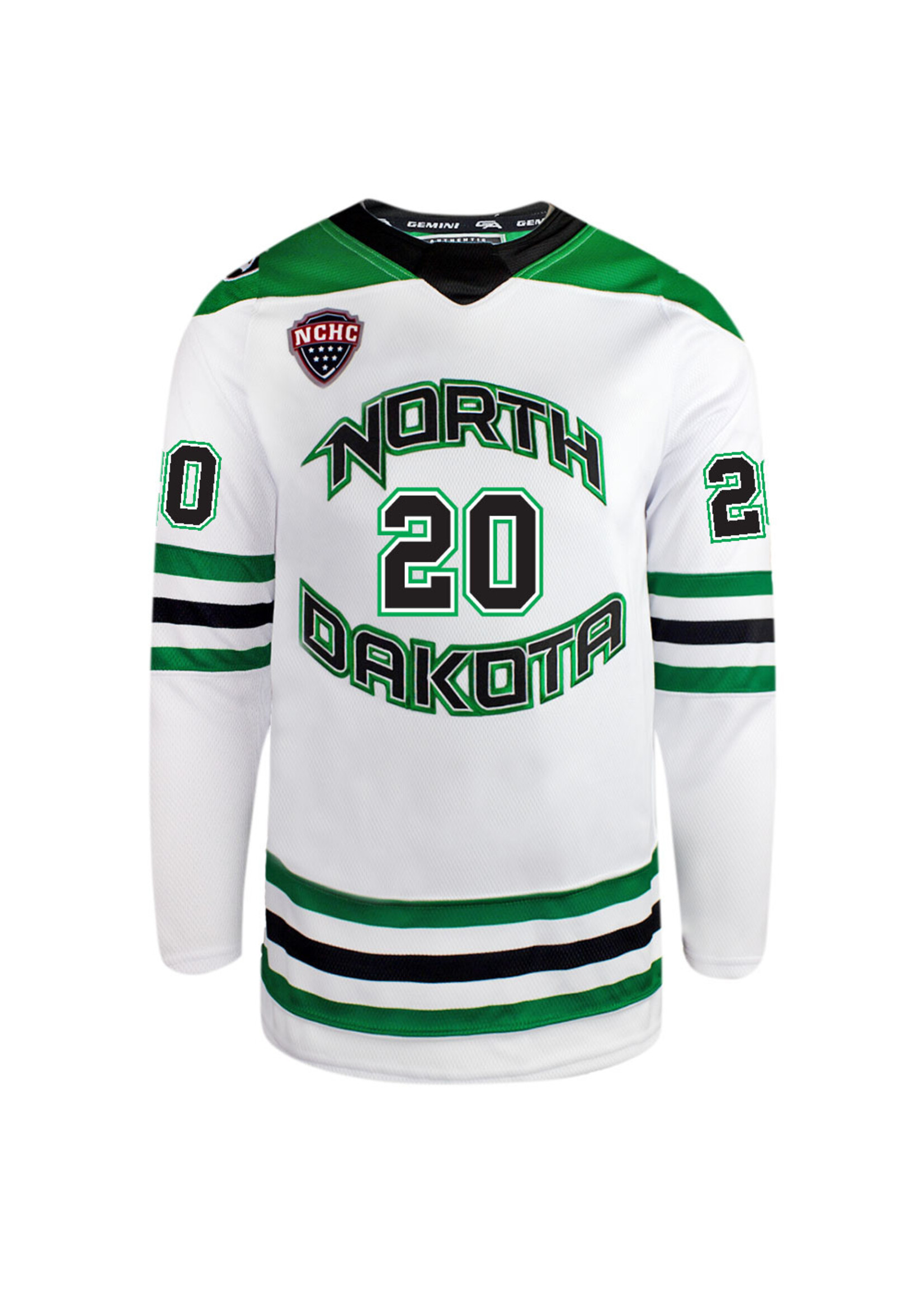 Beauty Unis #20 Cade Littler North Dakota Hockey Beauty Youth Jersey