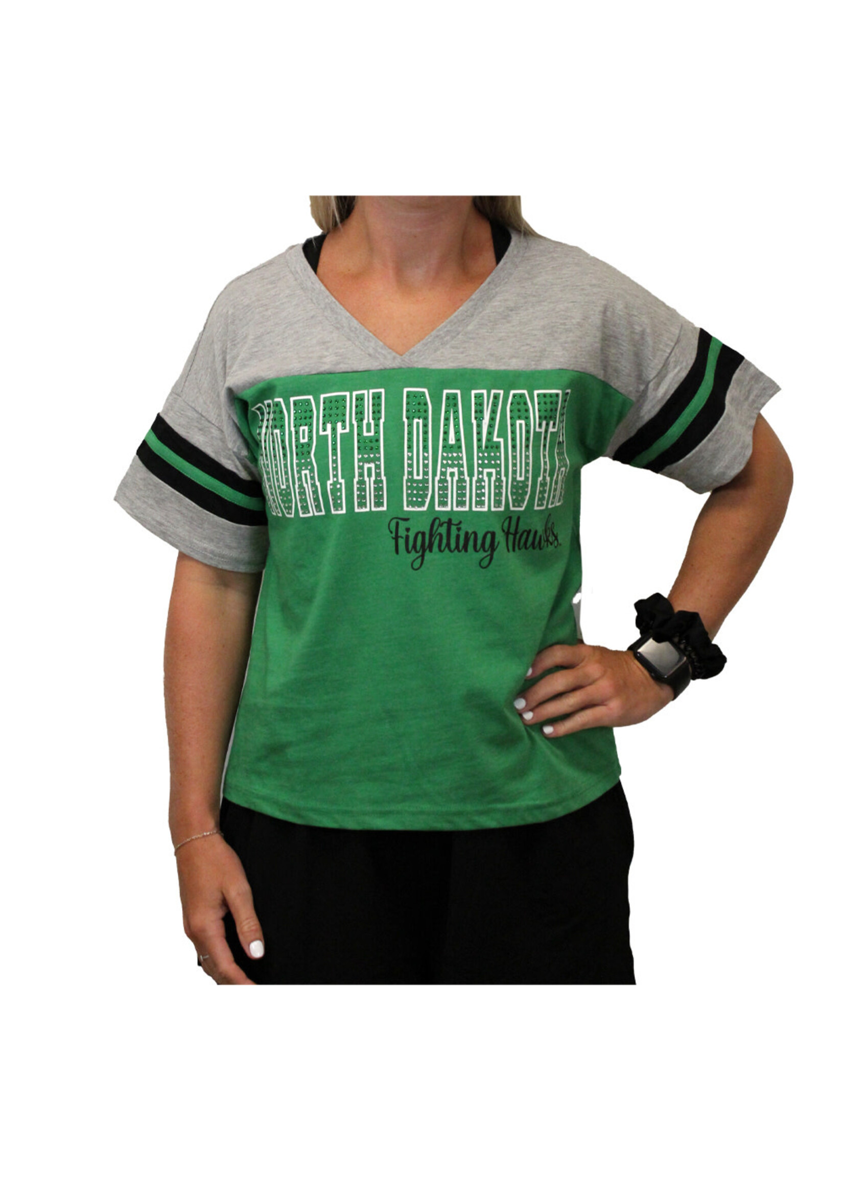 Colosseum Athletics Treasure Women's Short Sleeve V-Neck Tee