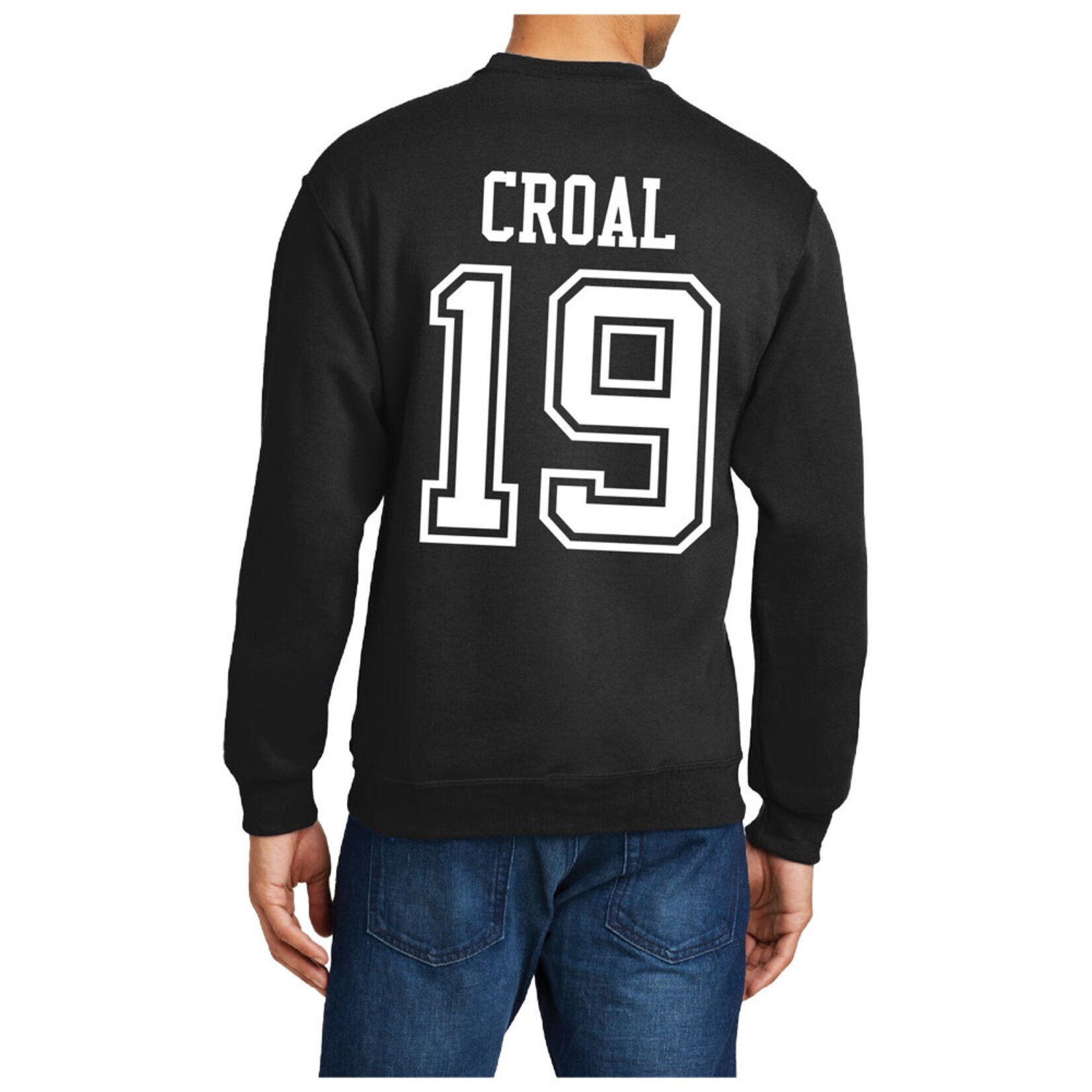 AHUNDYP #19 Cody Croal North Dakota Hockey Sport Adult Crew