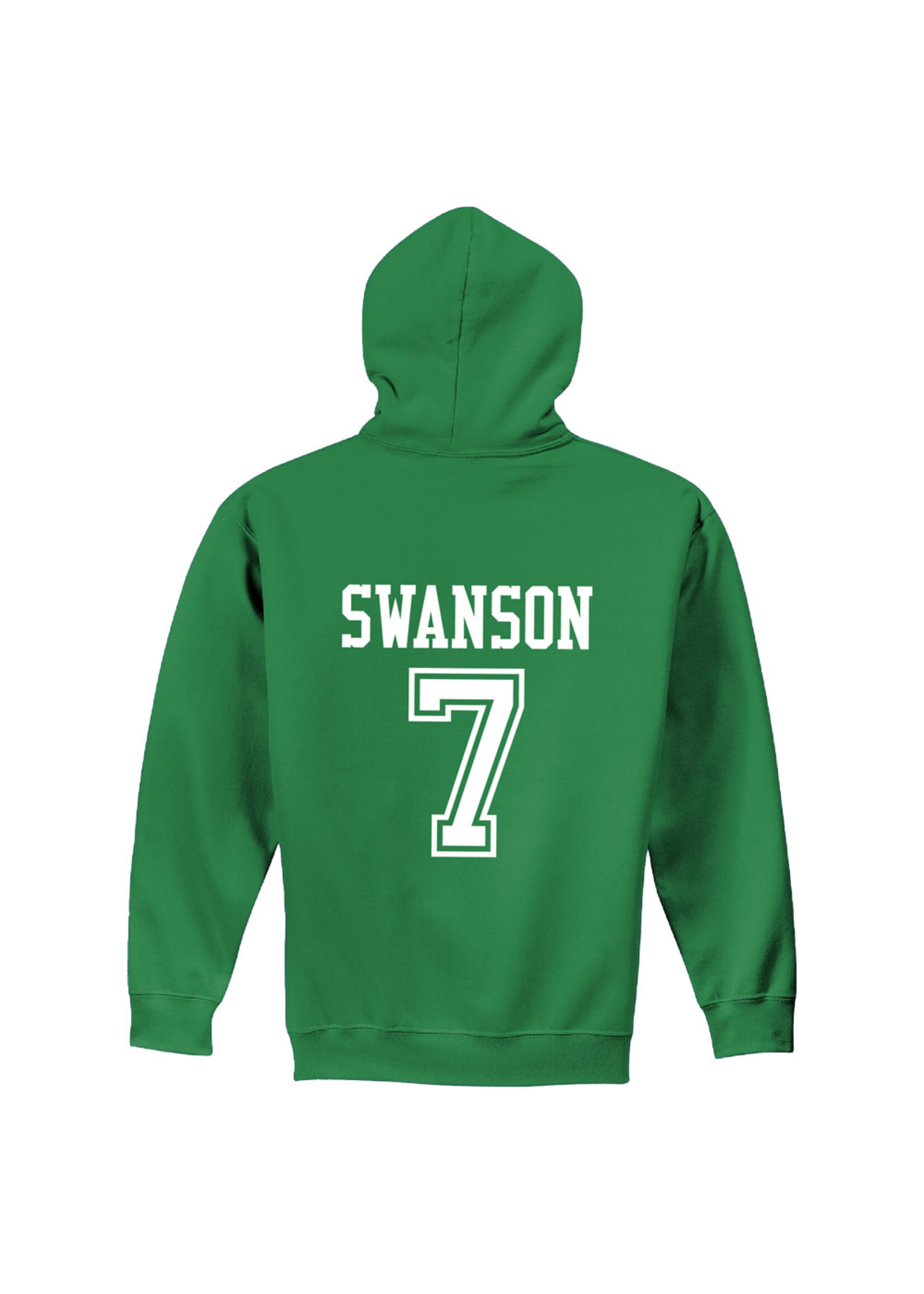 AHUNDYP #7 Mac Swanson North Dakota Hockey Sport Youth Hood