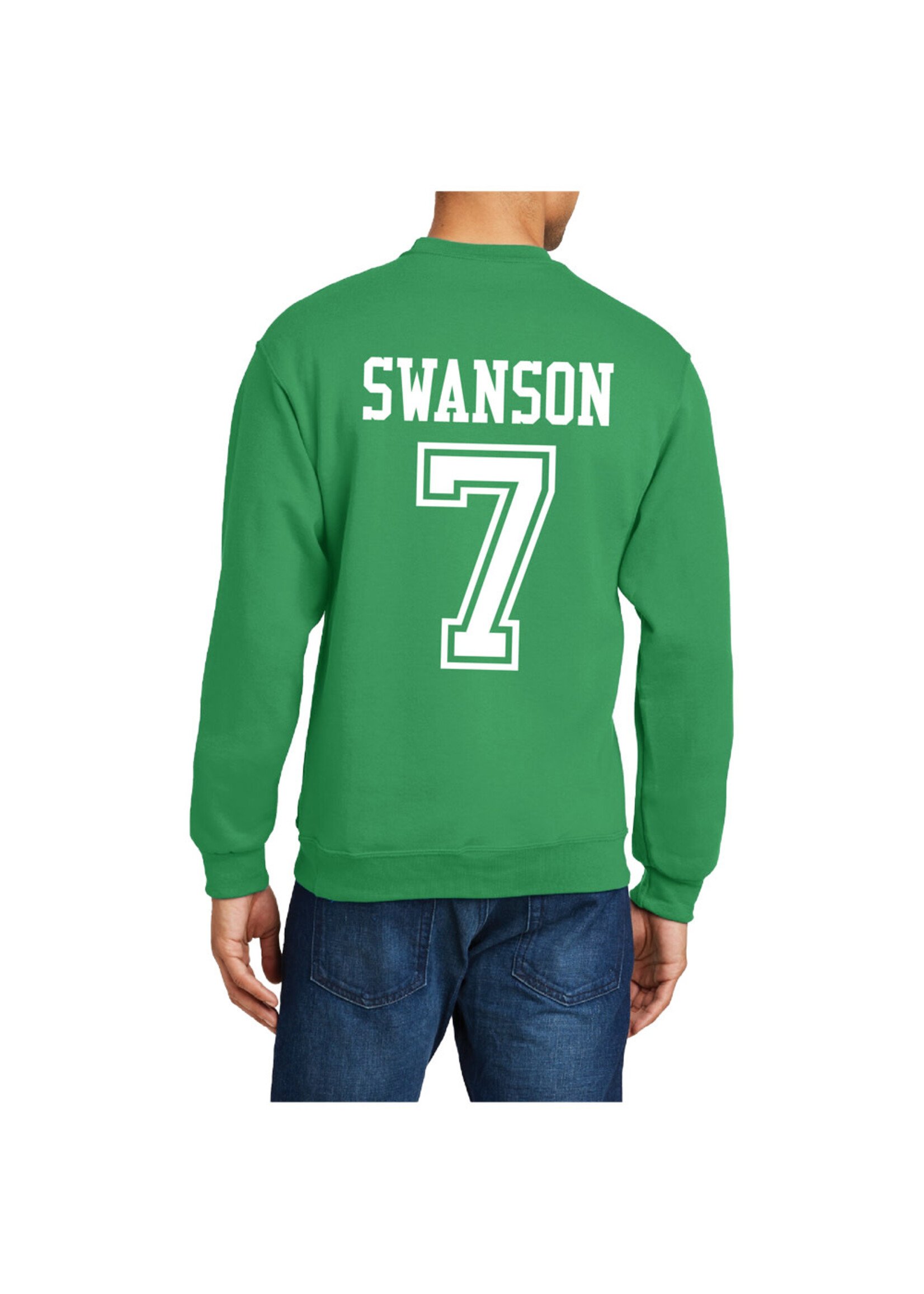AHUNDYP #7 Mac Swanson North Dakota Hockey Sport Adult Crew