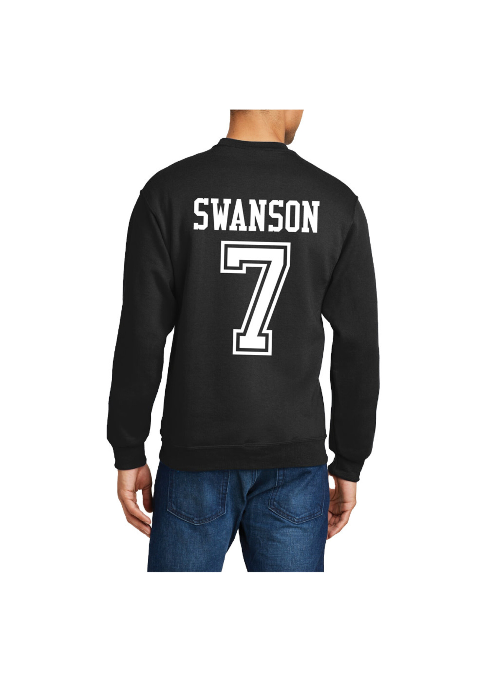 AHUNDYP #7 Mac Swanson North Dakota Hockey Sport Adult Crew