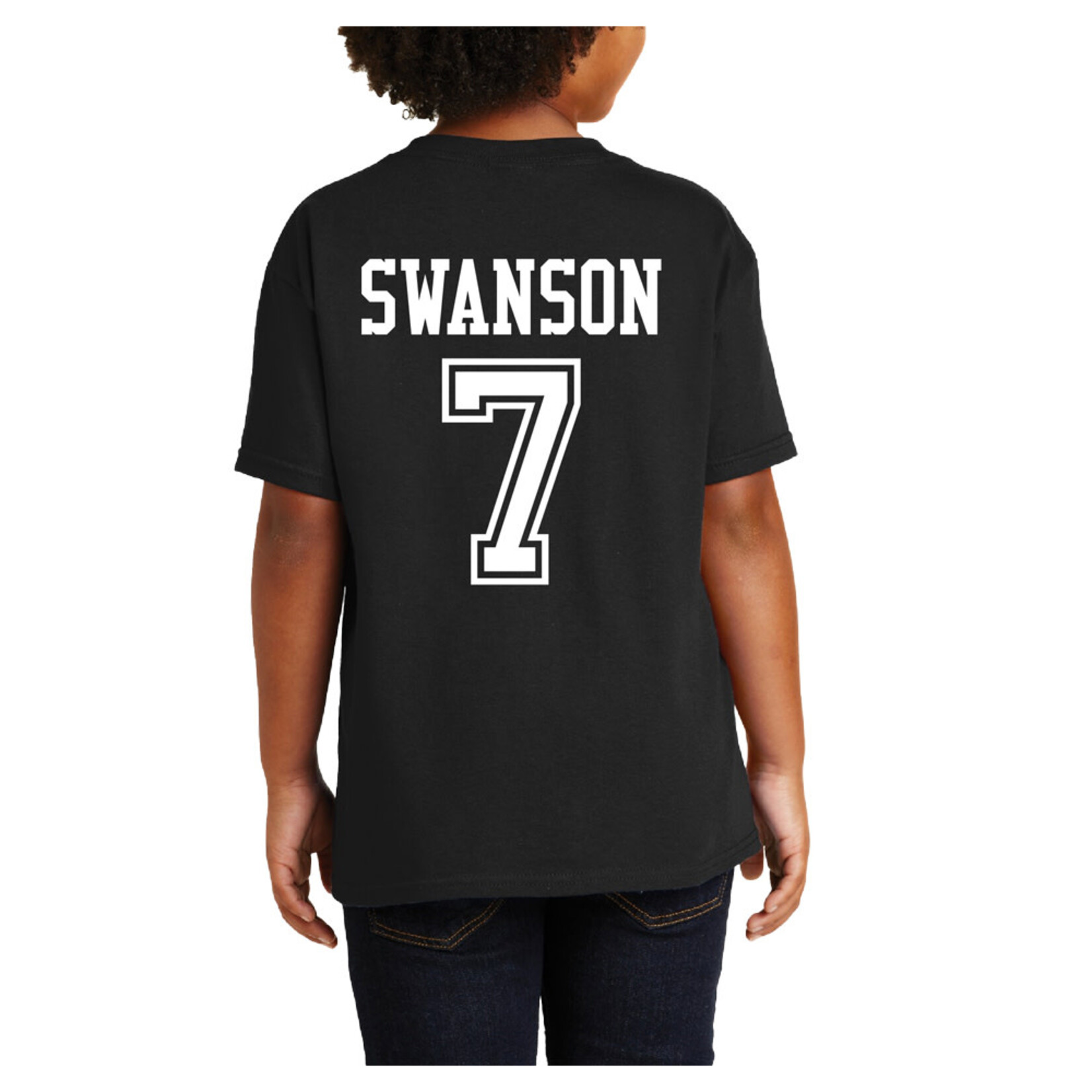 AHUNDYP #7 Mac Swanson North Dakota Hockey Sport Youth Tee