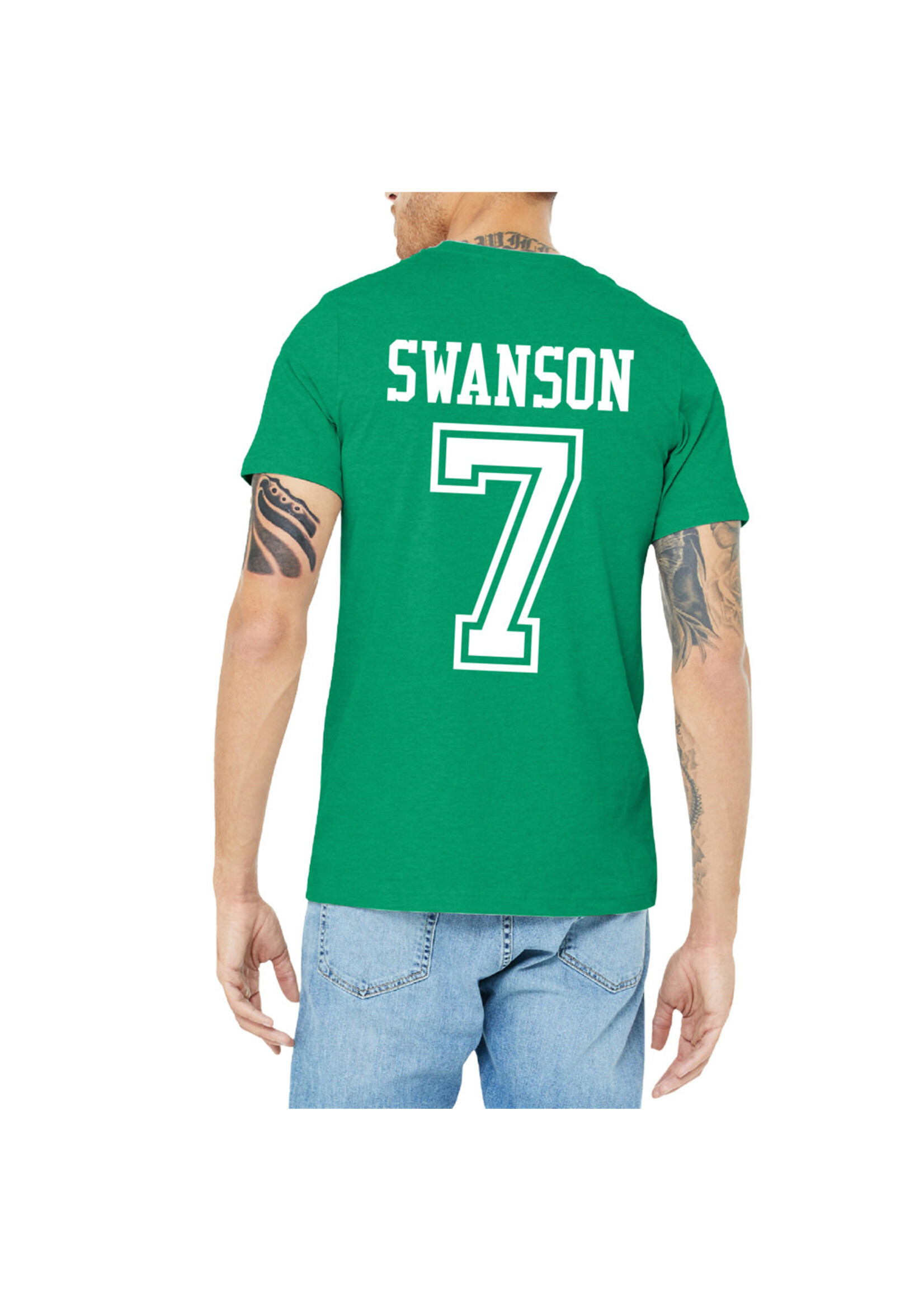 AHUNDYP #7 Mac Swanson North Dakota Hockey Sport Adult Tee
