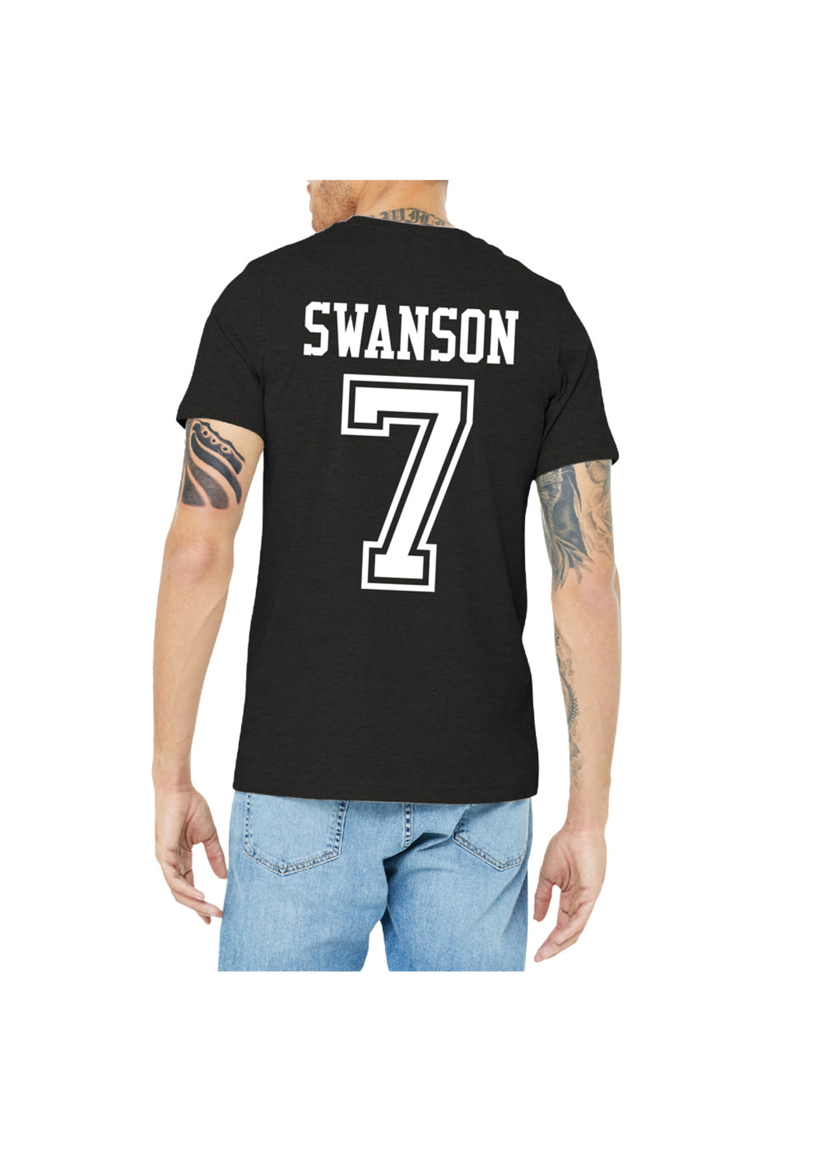 AHUNDYP #7 Mac Swanson North Dakota Hockey Sport Adult Tee