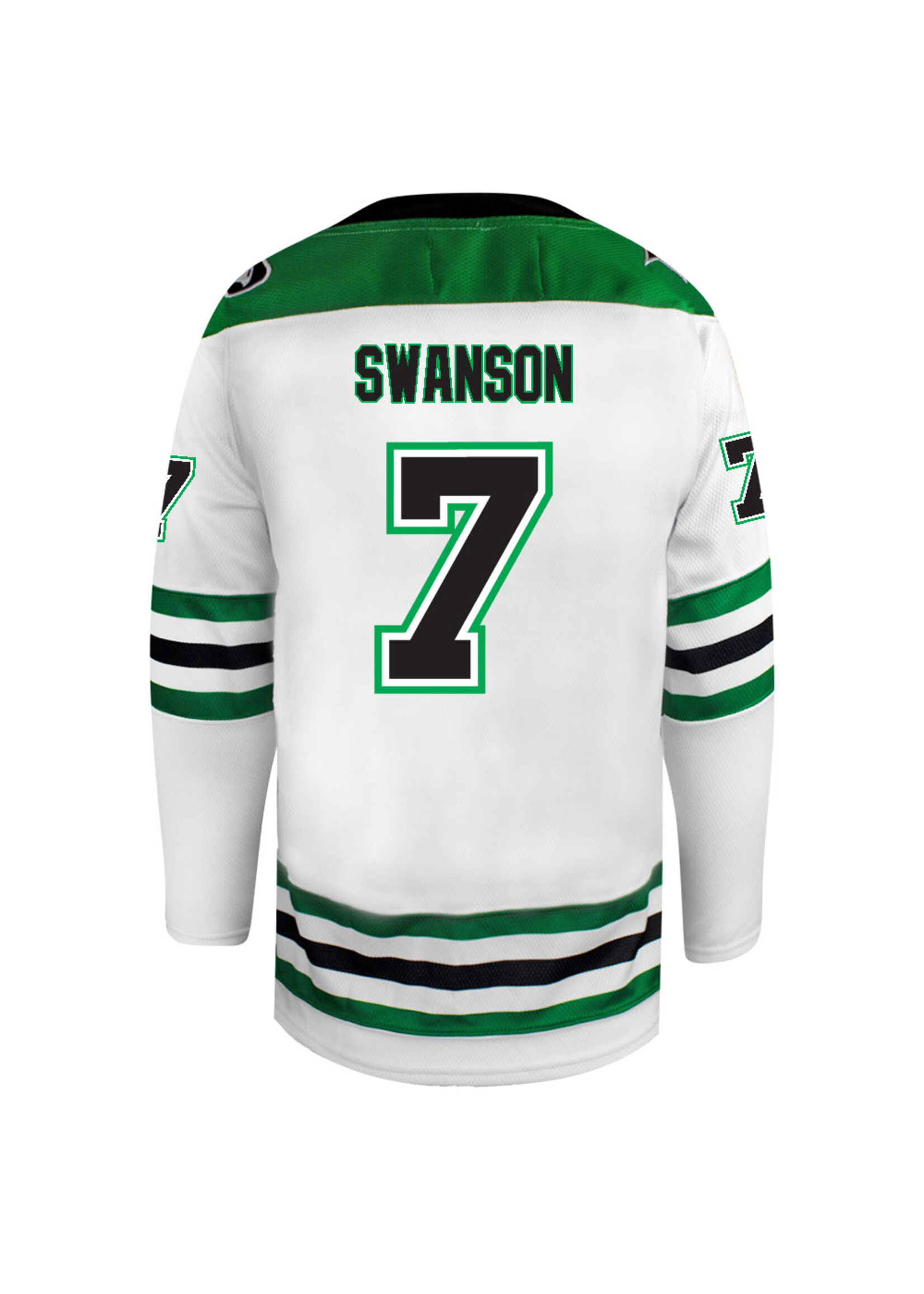 Beauty Unis #7 Mac Swanson North Dakota Hockey Beauty Youth Jersey