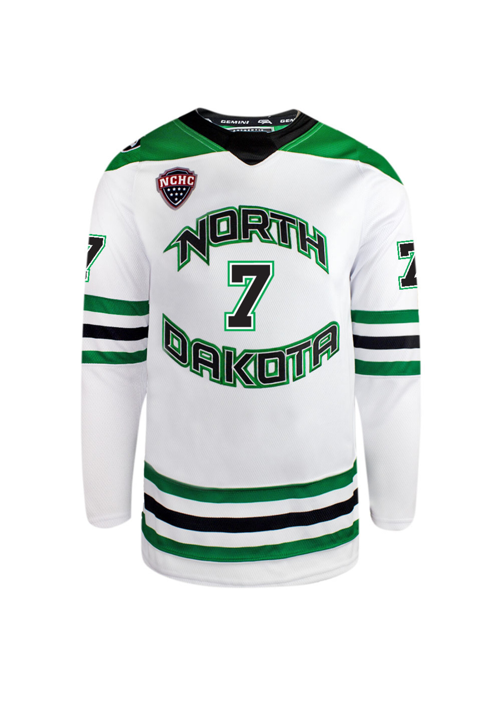 Beauty Unis #7 Mac Swanson North Dakota Hockey Beauty Youth Jersey