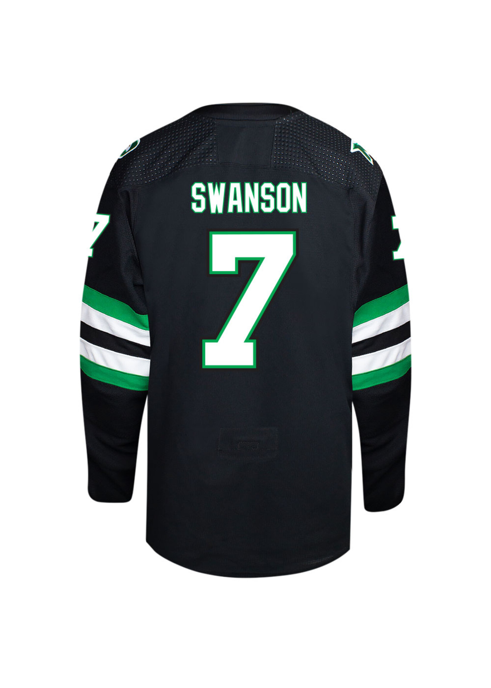 Beauty Unis #7 Mac Swanson North Dakota Hockey Beauty Youth Jersey
