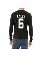 AHUNDYP #6 EJ Emery North Dakota Hockey Sport Adult Long Sleeve