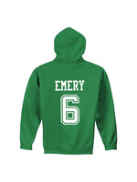 AHUNDYP #6 EJ Emery North Dakota Hockey Sport Youth Hood