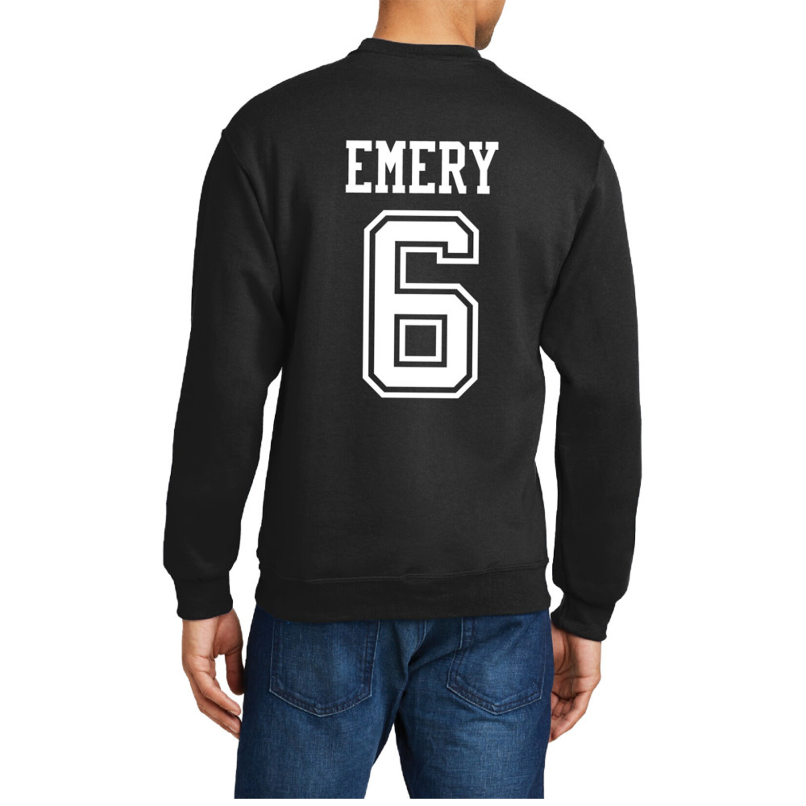 AHUNDYP #6 EJ Emery North Dakota Hockey Sport Adult Crew