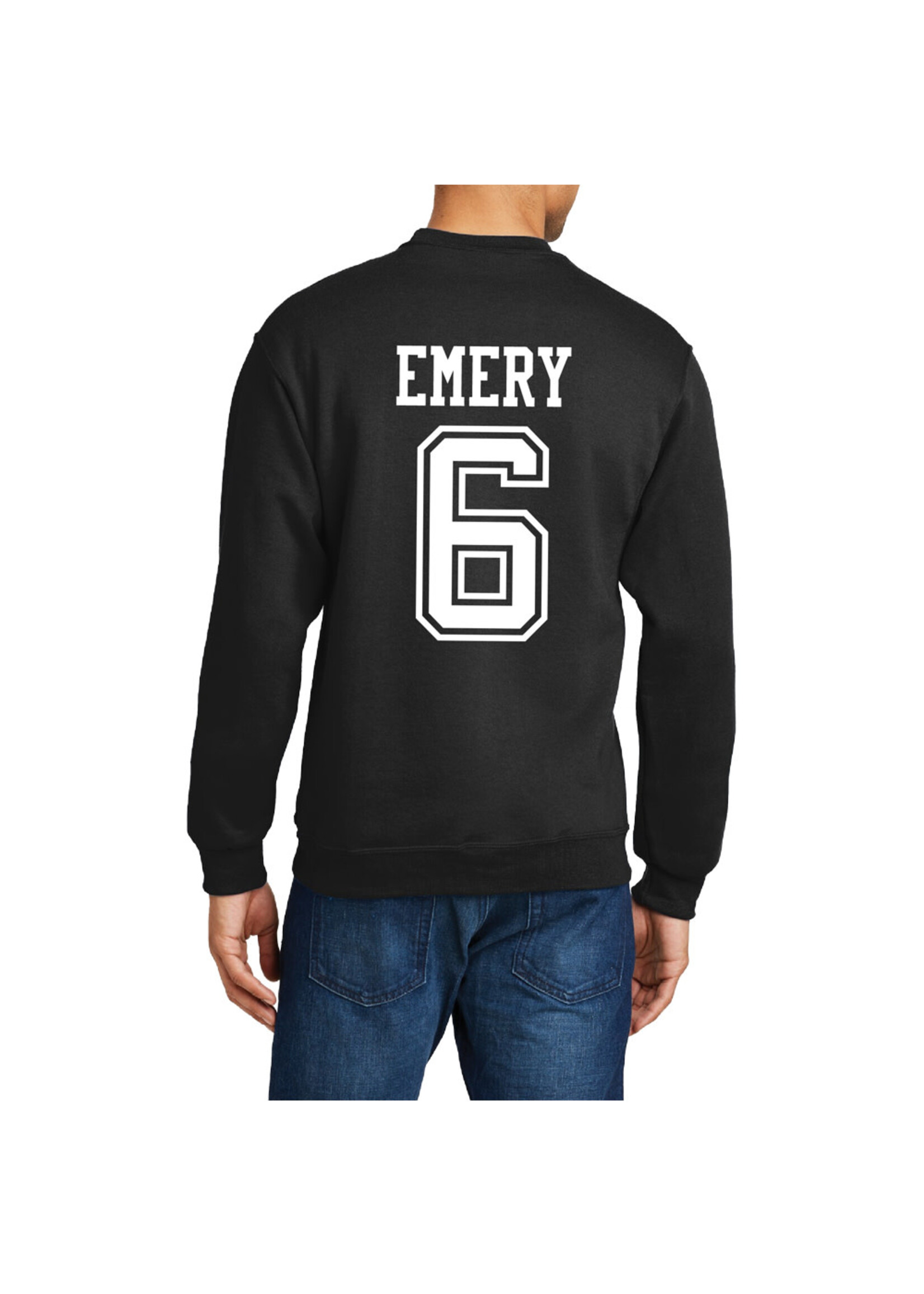 AHUNDYP #6 EJ Emery North Dakota Hockey Sport Adult Crew