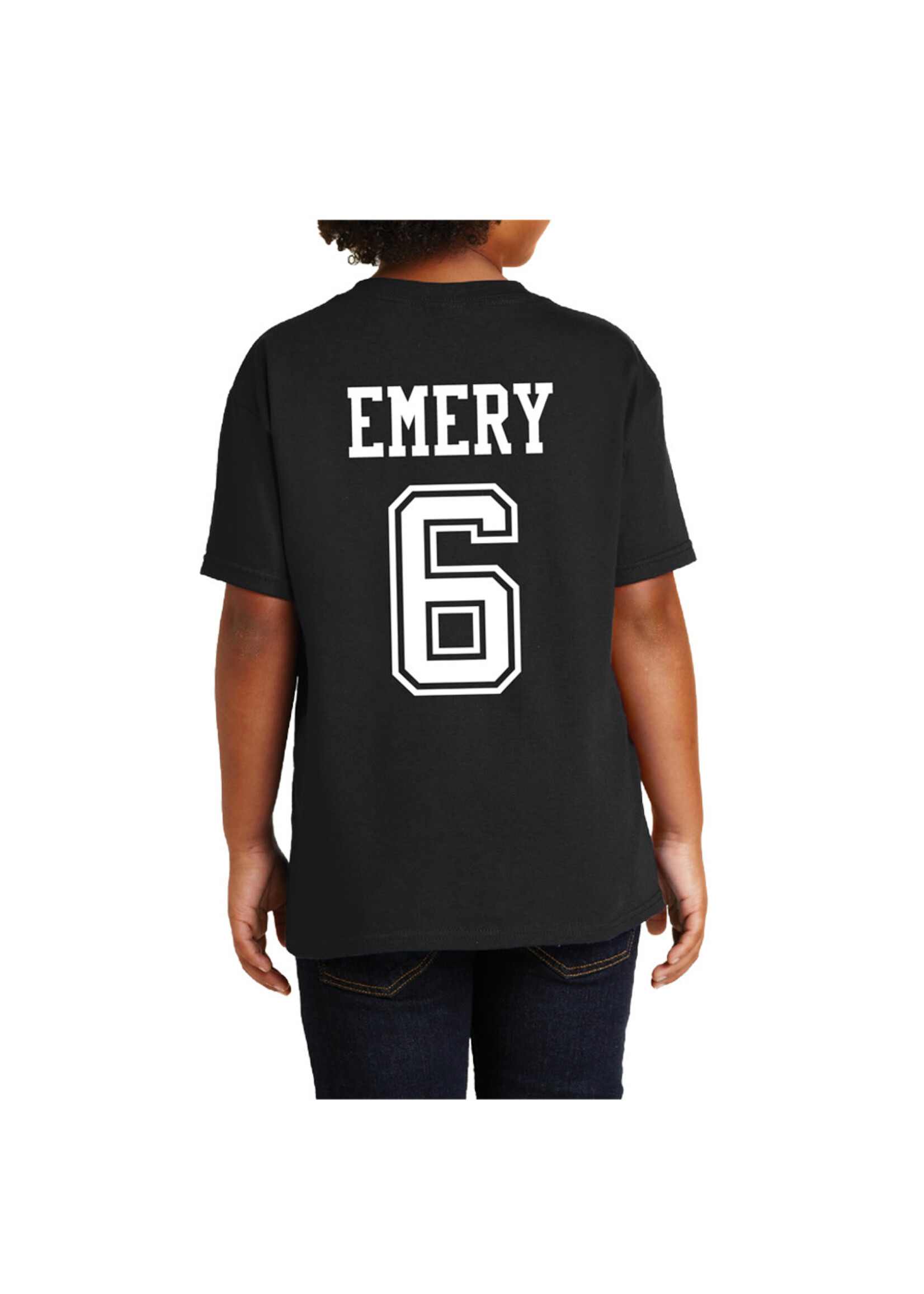 AHUNDYP #6 EJ Emery North Dakota Hockey Sport Youth Tee