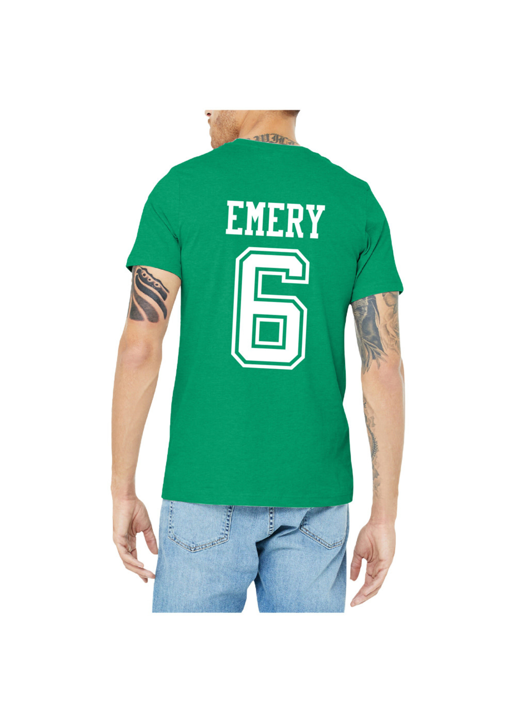 AHUNDYP #6 EJ Emery North Dakota Hockey Sport Adult Tee