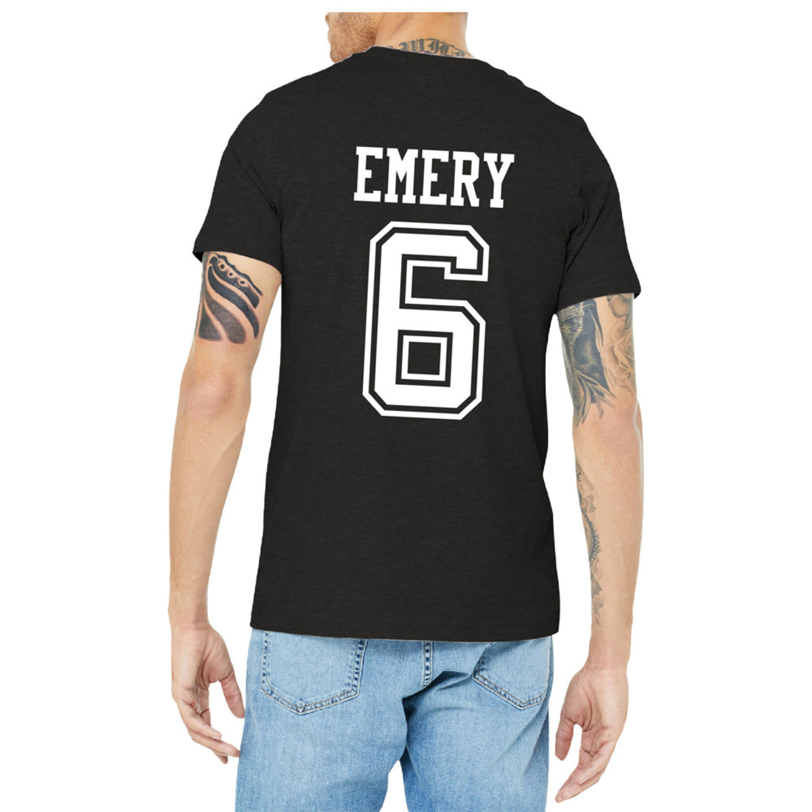 AHUNDYP #6 EJ Emery North Dakota Hockey Sport Adult Tee